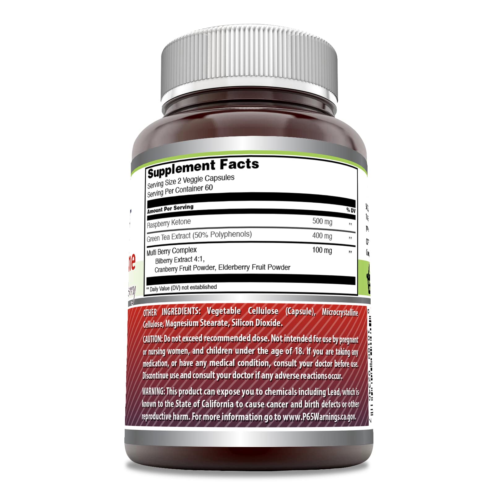 Amazing Formulas Raspberry Ketone with Green Tea Extract & Multi Berry Complex Amazing Nutrition uk supplements