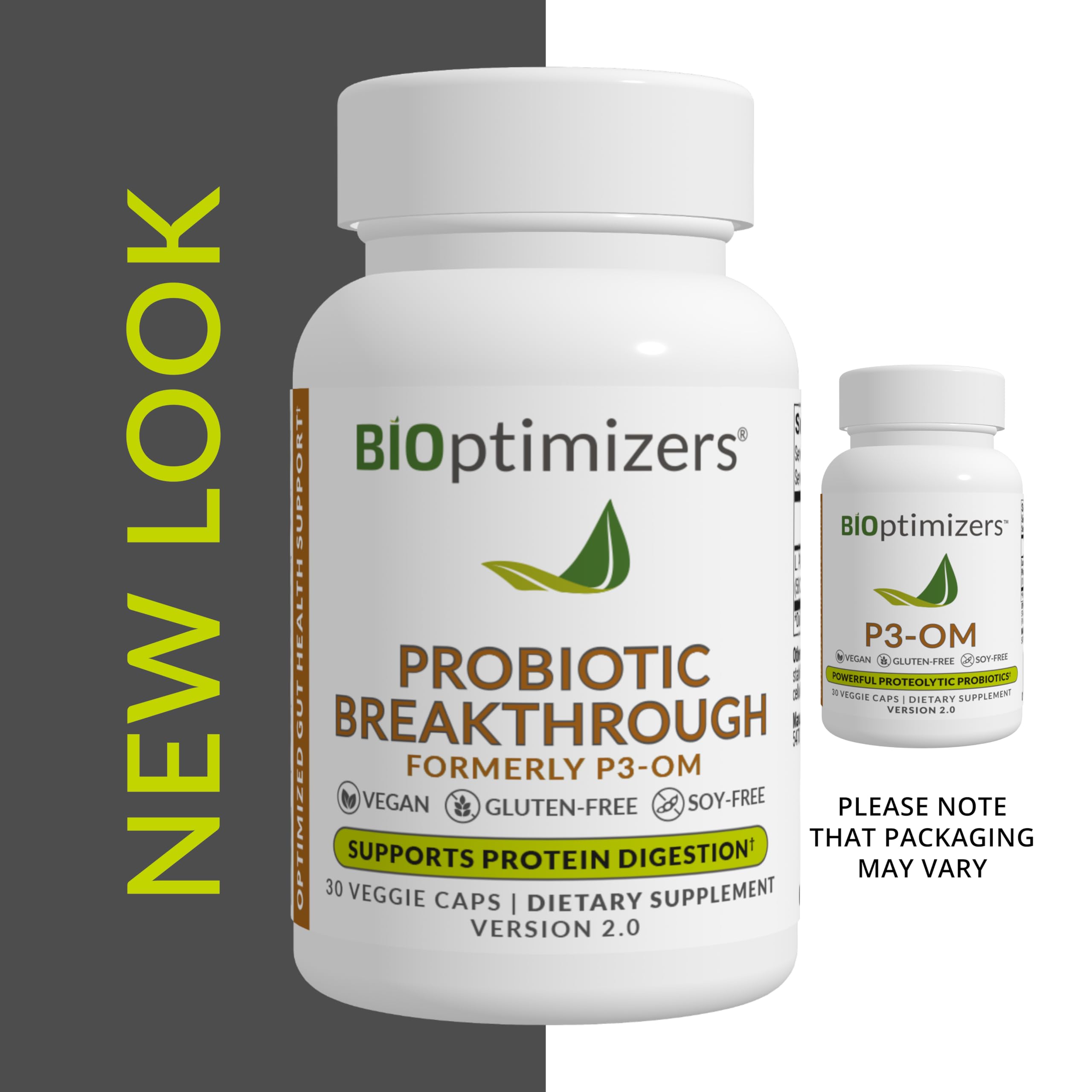 BIOptimizers Probiotic Breakthrough – Lactobacillus Plantarum OM Probiotics & Prebiotics Health Supplement for Gut, Digestive & Immune Support Probiotics for Women Men Elderly– 30 Vegan Capsules BIOptimizers uk supplements