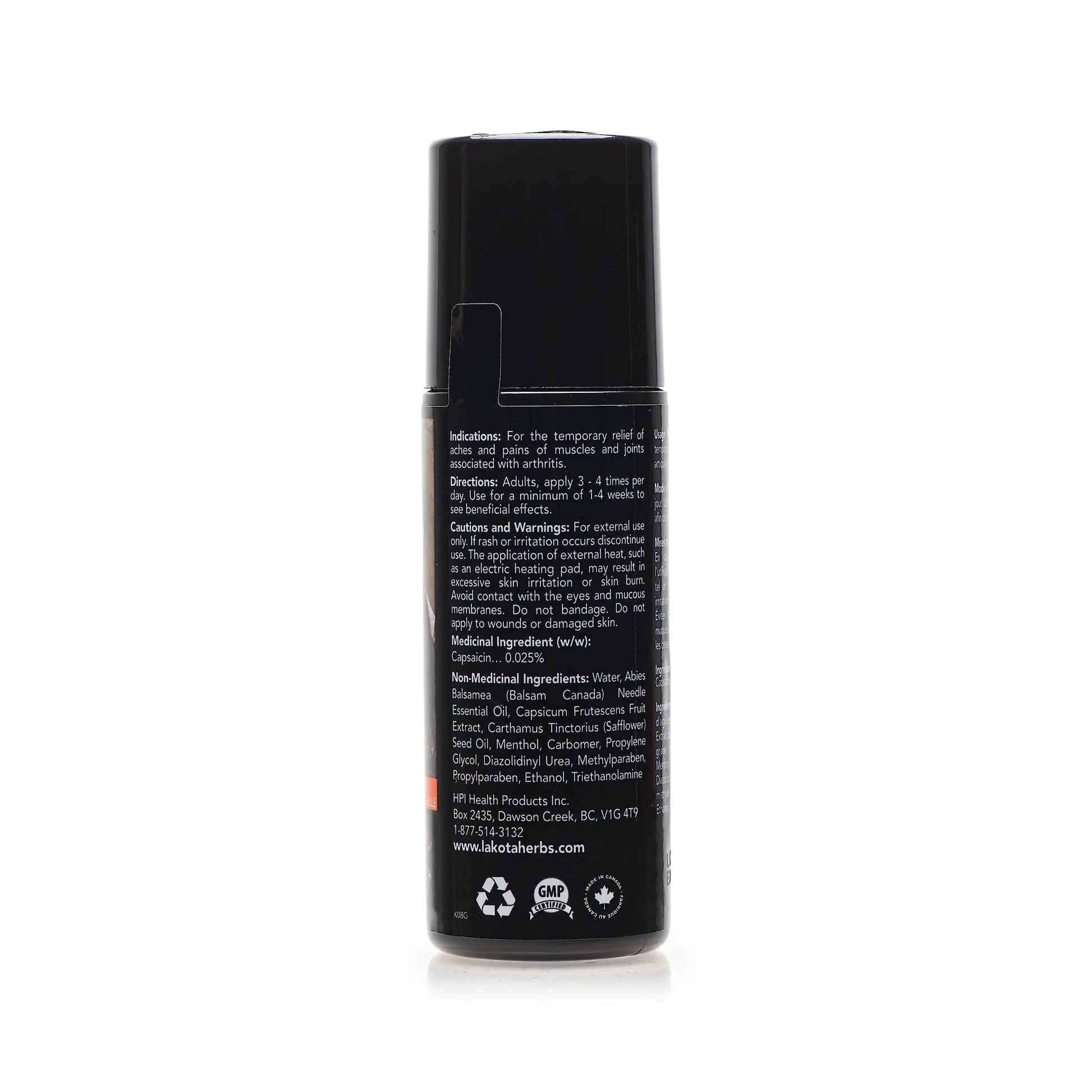 Lakota Arthritis Topical Pain Reliever - 88ml / 3 fl oz Roll-On Lakota uk supplements