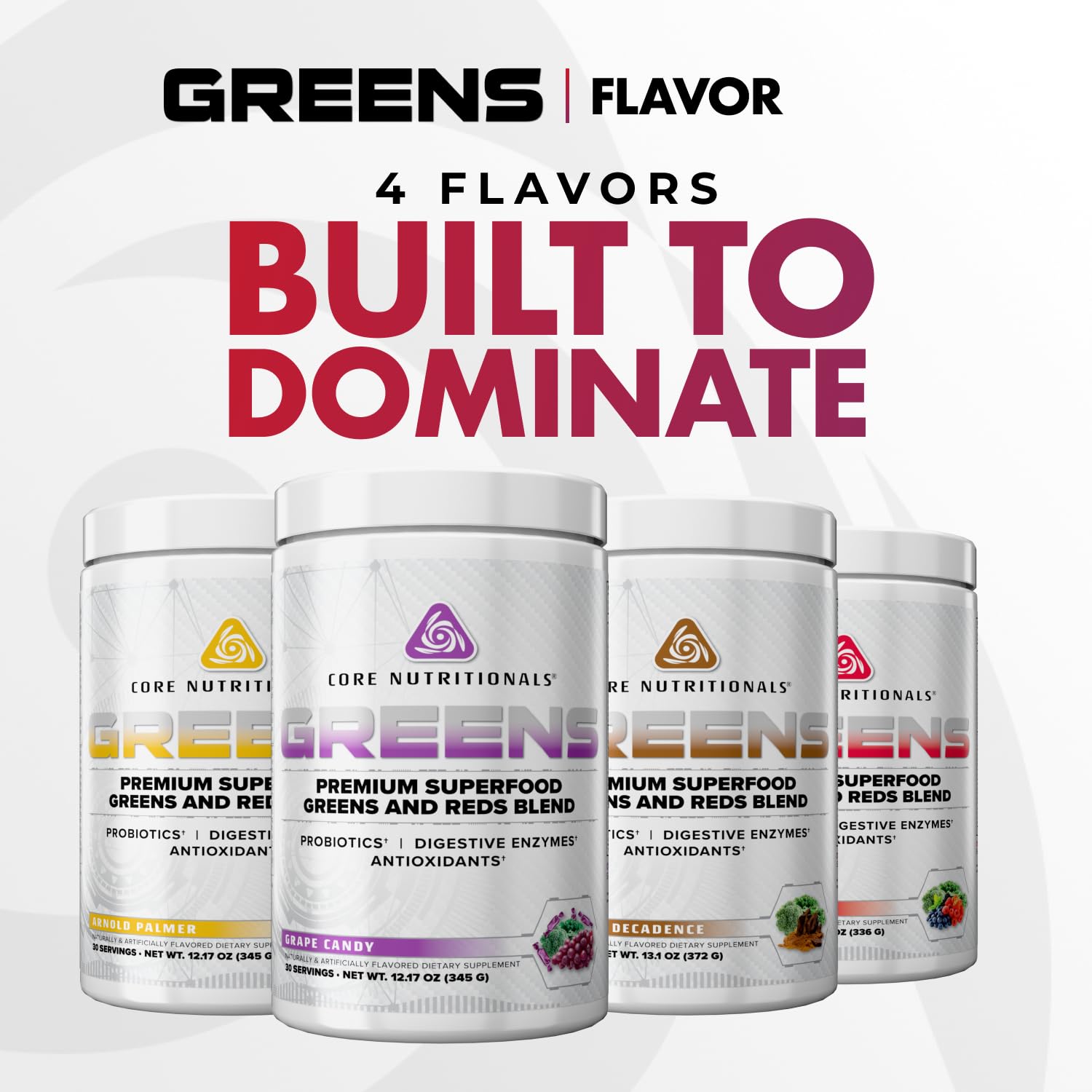 Core Nutritionals Greens | Premium Superfood Reds & Greens Blend | 5 Billion CFU Probiotics, Digestive Enzymes, & Antioxidants | 30 Servings (Berry Bliss) Core Nutritionals uk supplements