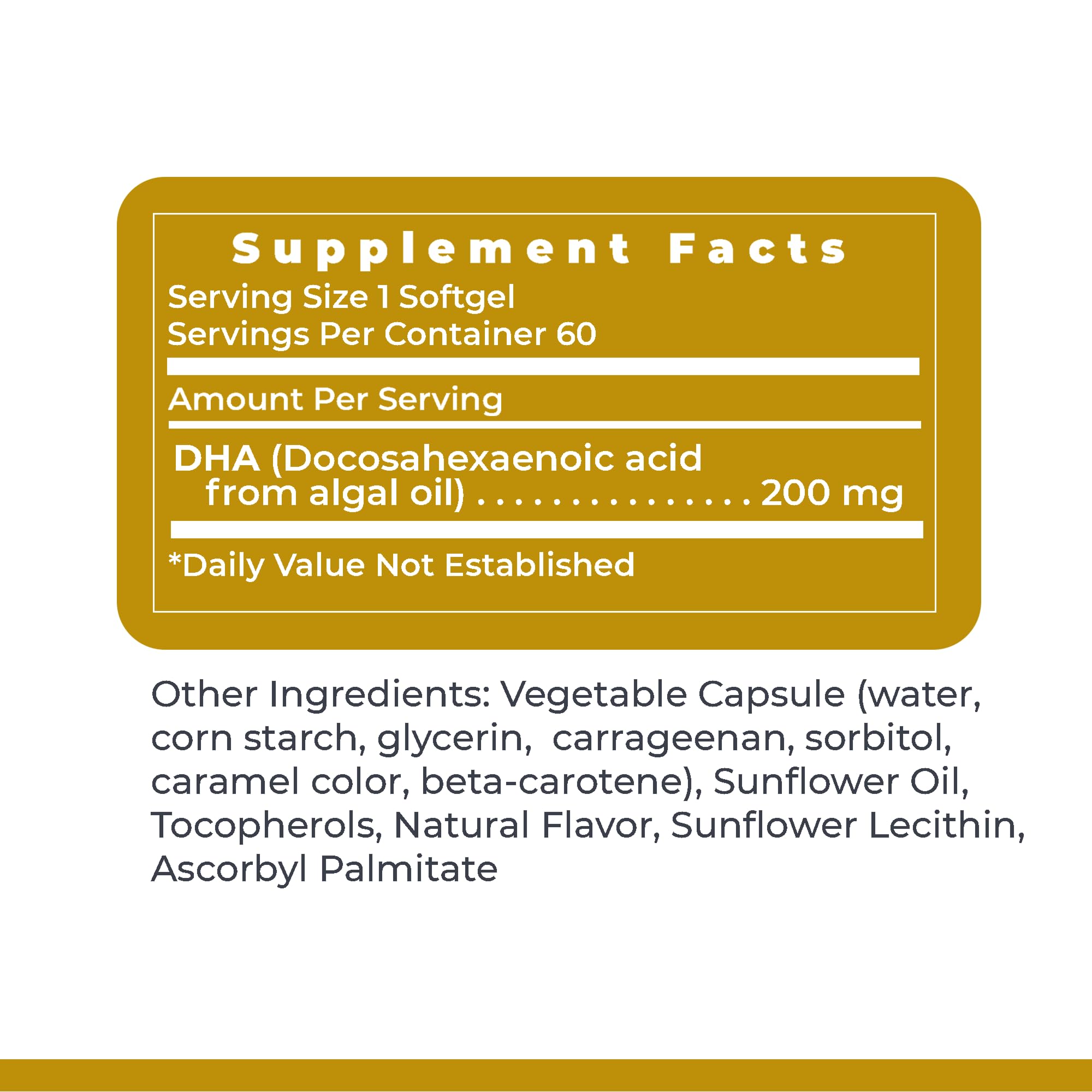 Premier Research Labs Premier DHA - Vegan DHA with Omega 3 Fatty Acids, Algae Based DHA for Women & Men, Natural DHA Supplement Suitable for Vegans- 60 Vegetarian Softgel Capsules Premier Research Labs uk supplements