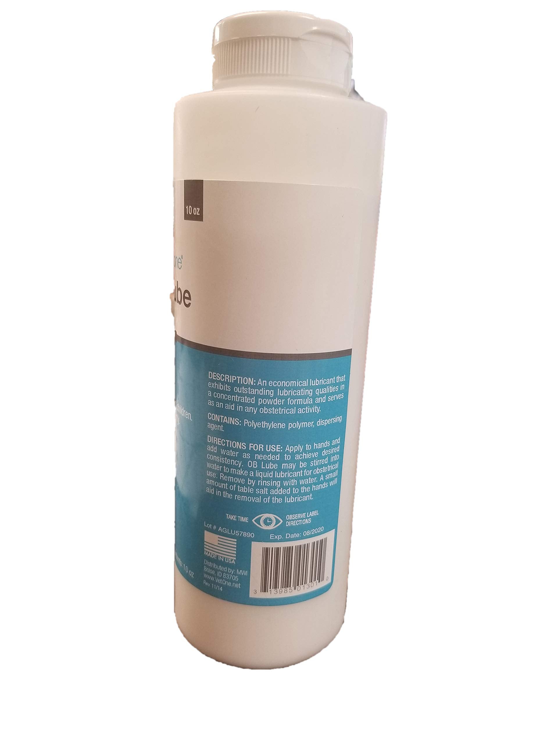 VetOne OB Lube Powder Concentrate 10 oz Lubricating Livestock Obstetrical Vet One uk supplements