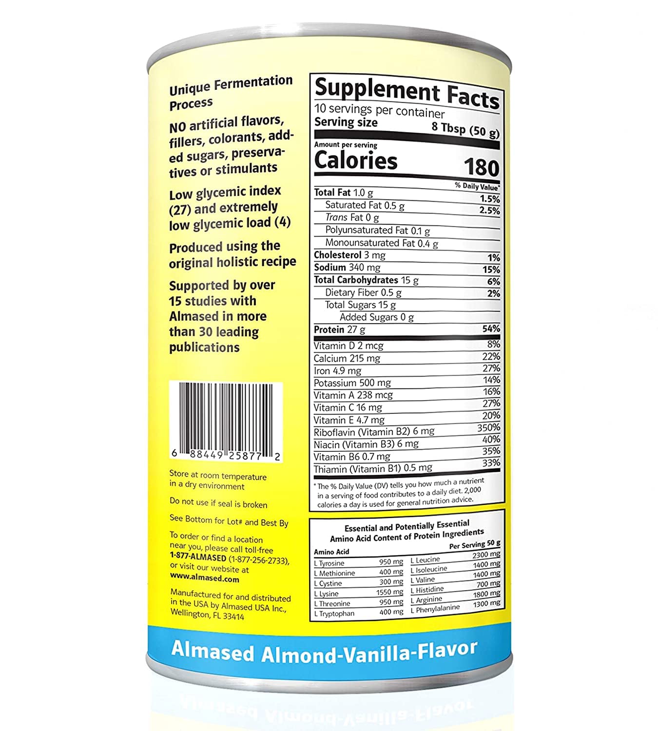 Almased Vanilla shakes – Gluten-Free, non-GMO Powder – Boost High Protein, Vanilla Flavor Almased uk supplements