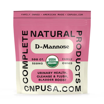 D Mannose 520mg Capsules - Organic D Mannose Supplement for UT Support, Urinary Tract Bladder Health Pills, Plant Based Formula, Vegan Non GMO, No Fillers, 500 Capsule Count Made USA Certified Kosher Complete Natural Products uk supplements