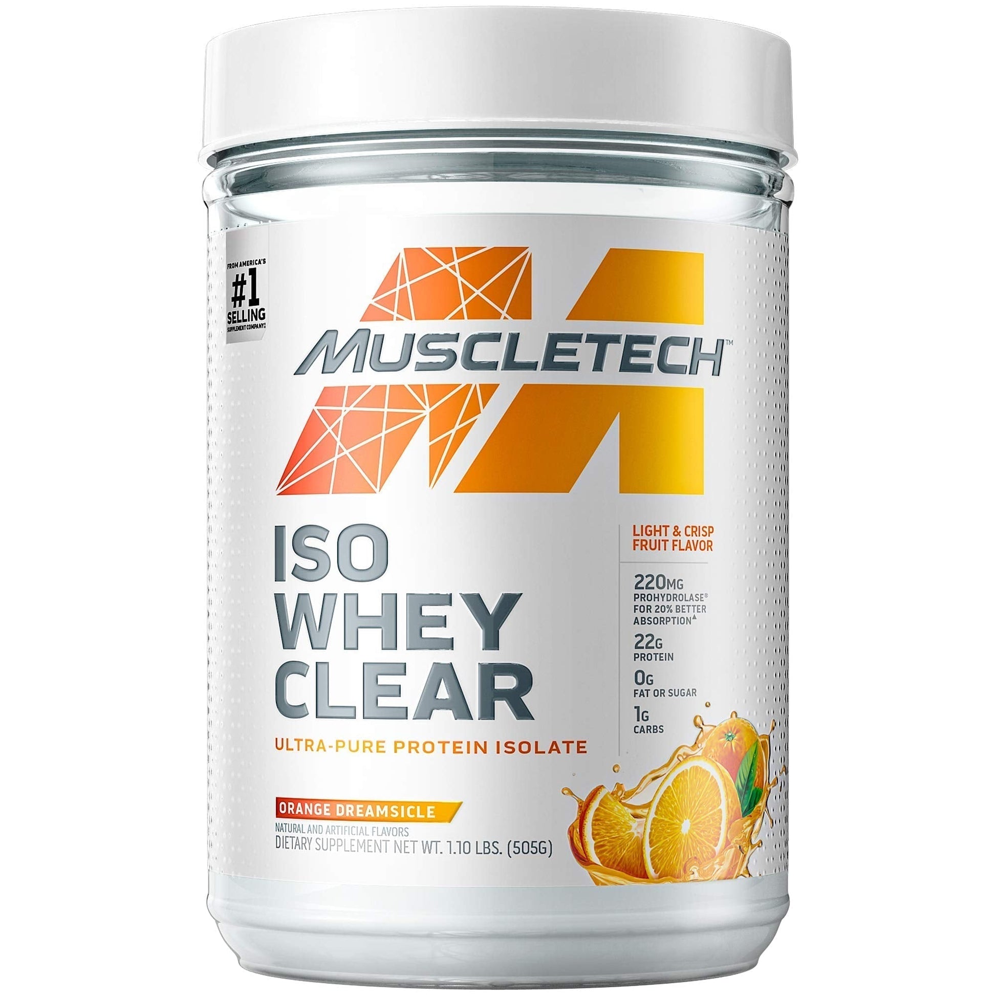 Whey Protein Powder MuscleTech Clear Whey Protein Isolate Whey Isolate Muscletech uk supplements