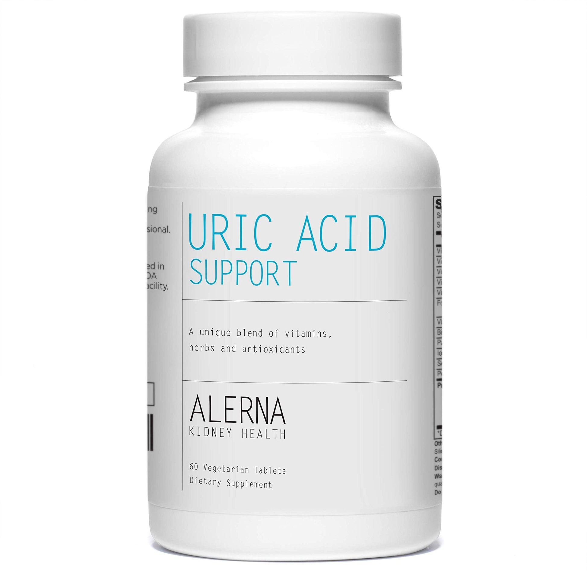 Alerna Kidney Health Uric Acid Support Supplement – Tart Cherry, Celery Seed, Turmeric, Quercetin – 60 Vegetarian Tablets (Pack of 3) Alerna Kidney Health uk supplements