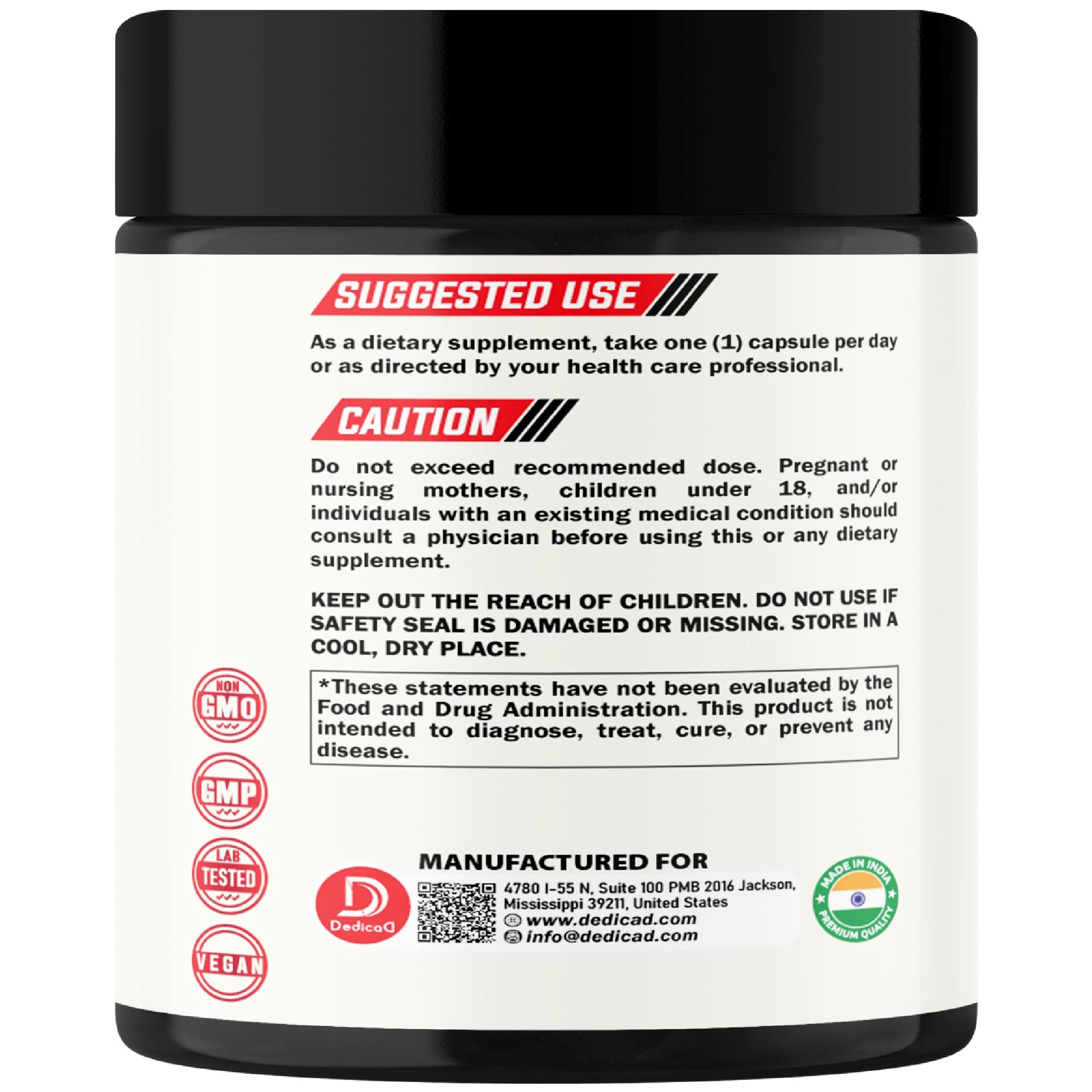 DEDICAD 11in1 Graviola Soursop Capsules - Blended with Elderberry, Turmeric, Ginger, Milk Thistle, Cranberry & More - Support Positive Mood, Immune System & Body Management DEDICAD uk supplements