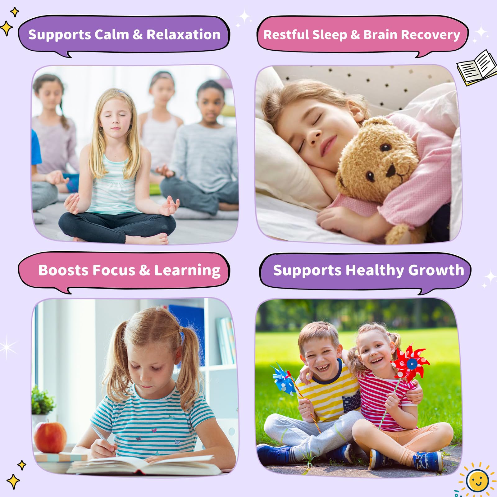 Magnesium Glycinate Liquid for Kids - Magnesium Bisglycinate Drops with L-Theanine, Chamomile & Vitamin B6, B12, C, D3 for Sleep, Relaxation, Immune Support, Calm & Focus - 2 Fl Oz, Strawberry Flavor CFILIHTC uk supplements