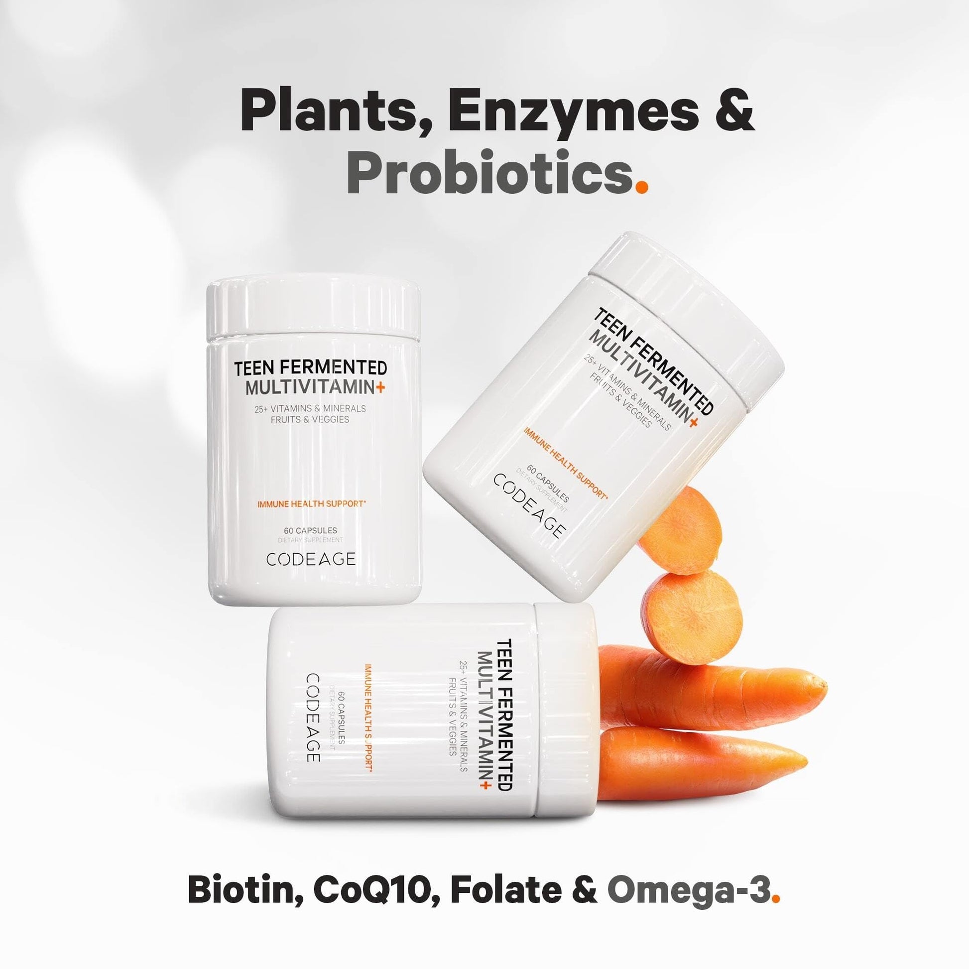 Codeage Immune Support Bundle Multivitamin for Women + Multivitamin for Teens Codeage uk supplements