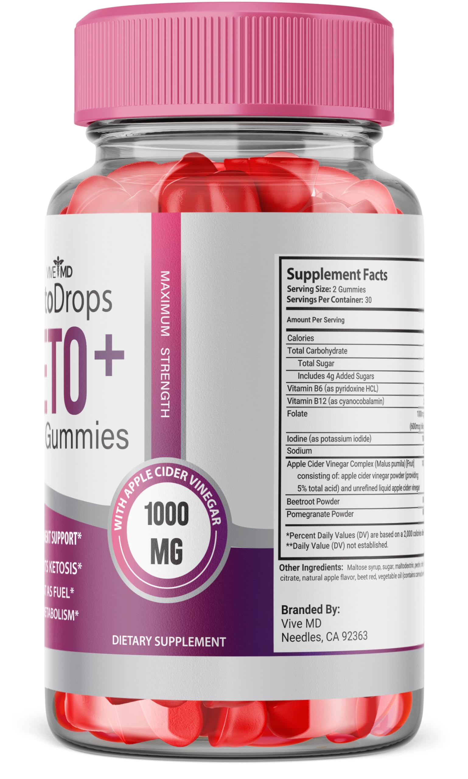 VIVE MD Keto Drops ACV Gummies Keto Drops ACV Gummies 525 MG Keto Drops Gummies VIVE MD uk supplements
