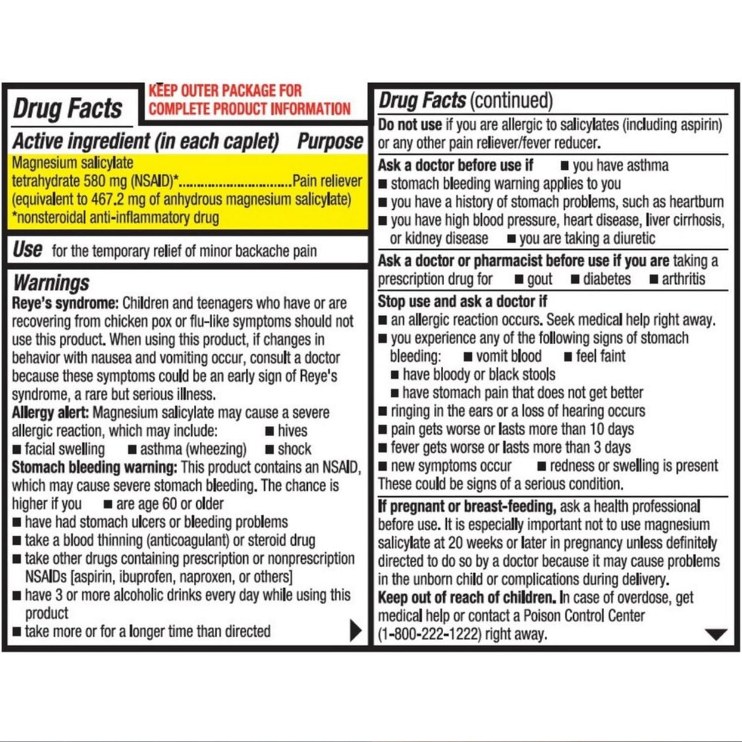 Doans Extra Strength Pain Reliever 24 Count (Pack of 4) Doans uk supplements