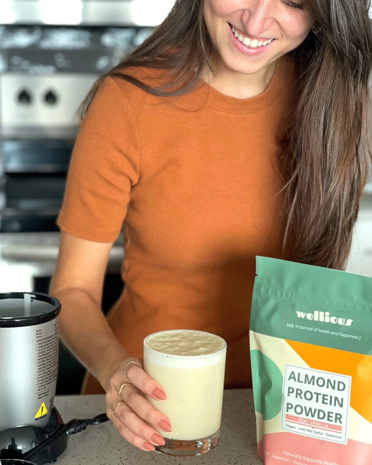 wellious – Clean Vegan Protein Powder – for Gut Health, Plant Based, Keto Friendly, No Sodium wellious uk supplements