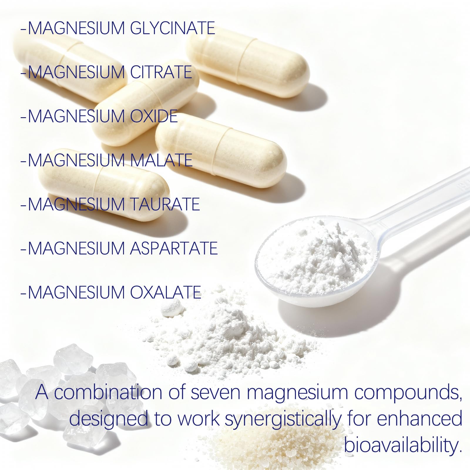 Magnesium Complex 1000mg - 7-in-1 Supplement with Glycinate, Citrate & Malate - Supports Muscle Relaxation, Sleep, Heart Health - High Absorption Capsules, 90 Count (1) CellJuvMax uk supplements