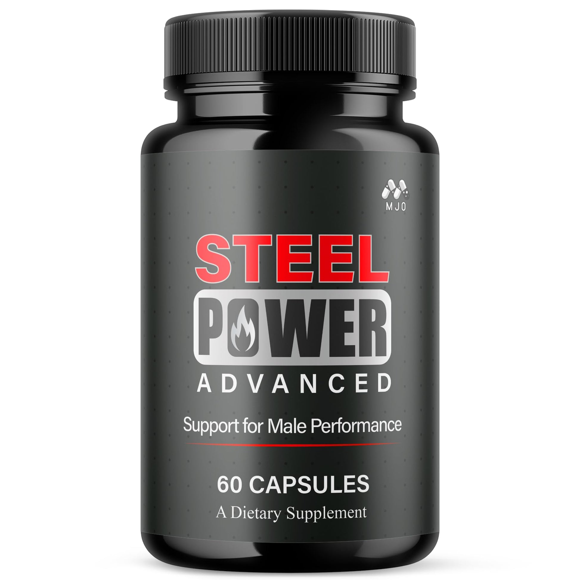 Steel Power Capsules, Official Steel Power for Men with All Natural Ingredients, Advanced SteelPower Men's Health and Wellness Vitamin Formula Pills with Maximum Strength Multivitamins (60 Capsules) MJO uk supplements