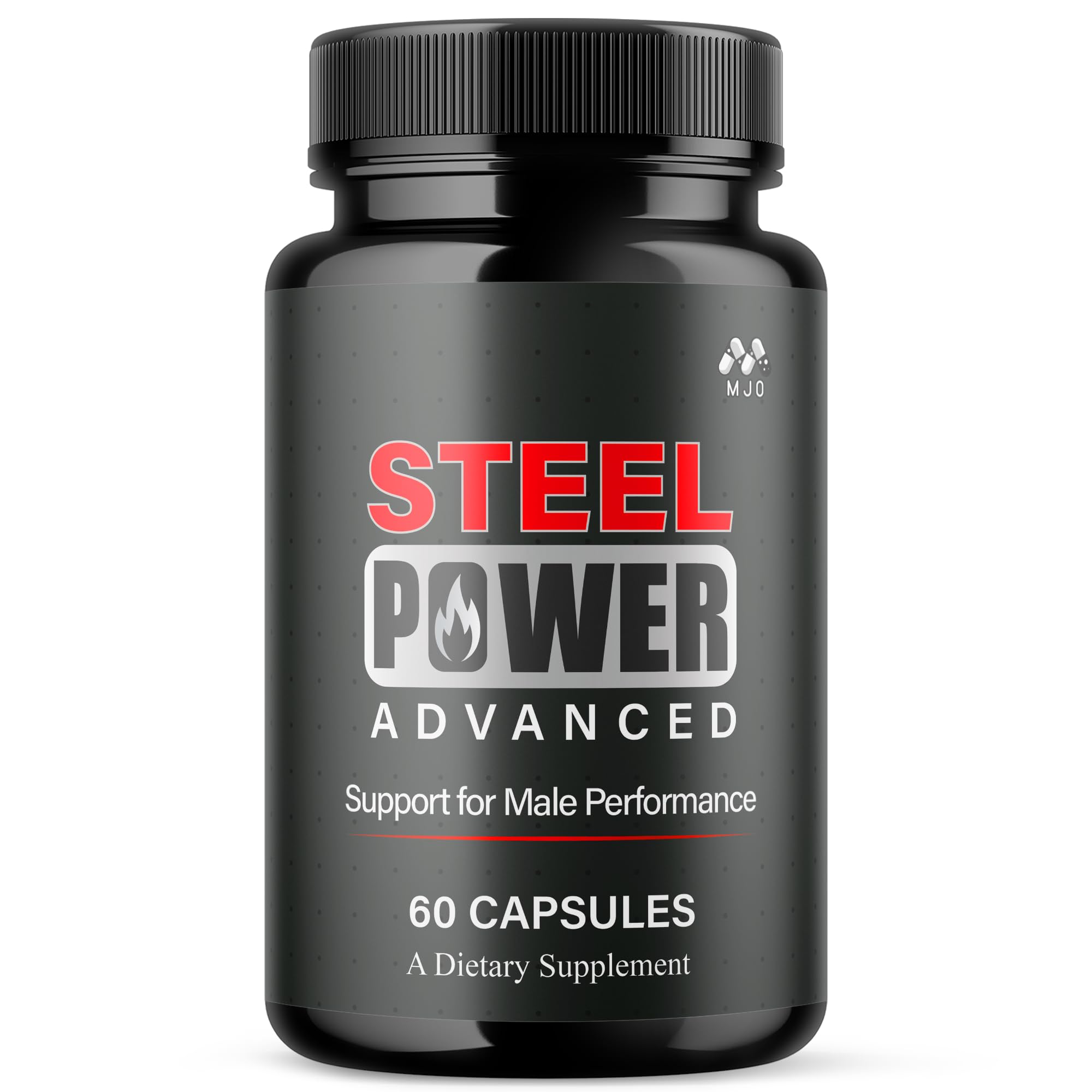 Steel Power Capsules, Official Steel Power for Men with All Natural Ingredients, Advanced SteelPower Men's Health and Wellness Vitamin Formula Pills with Maximum Strength Multivitamins (60 Capsules) MJO uk supplements