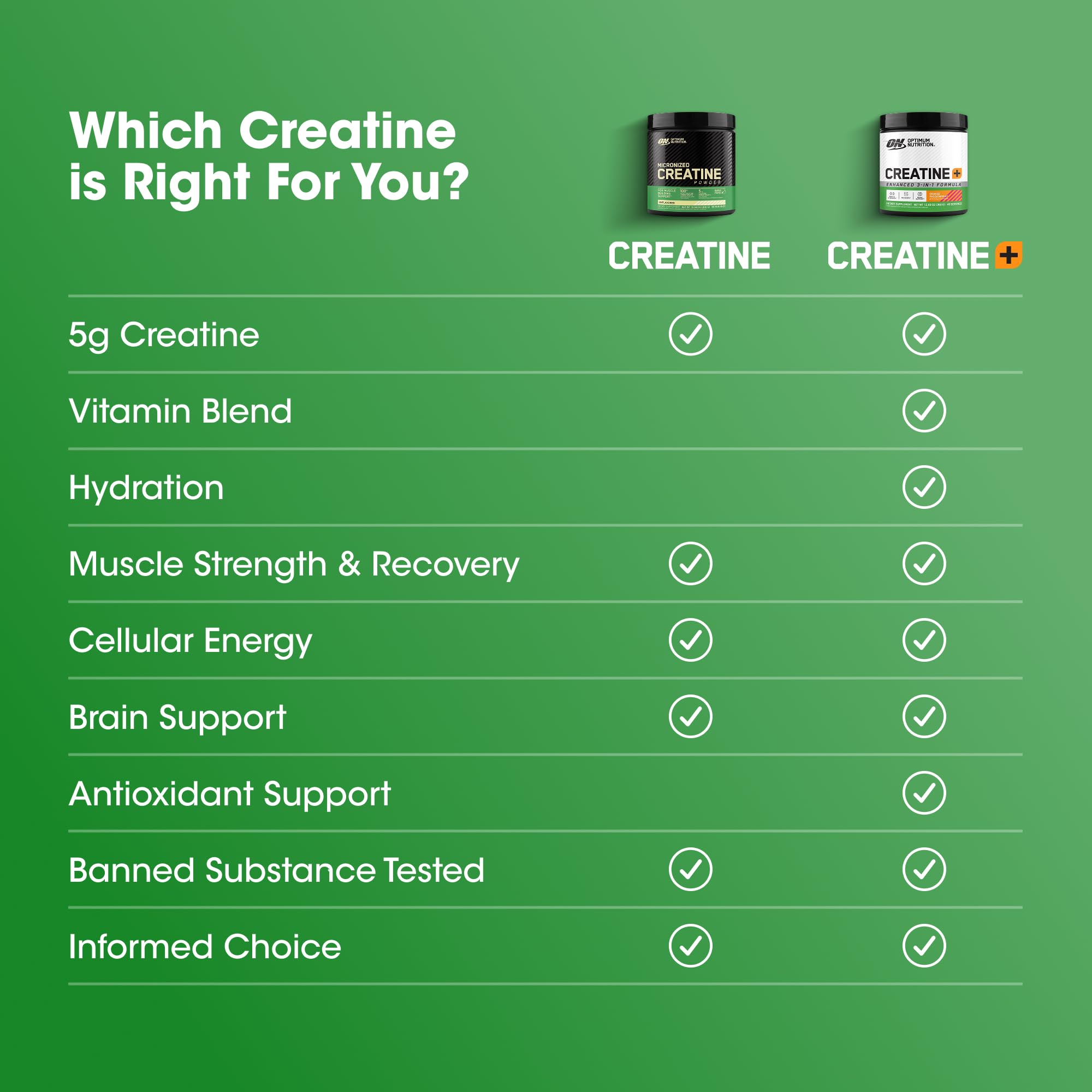 Optimum Nutrition Micronized Creatine Monohydrate Powder, Unflavored, 60 Servings, 300 Grams Optimum Nutrition uk supplements