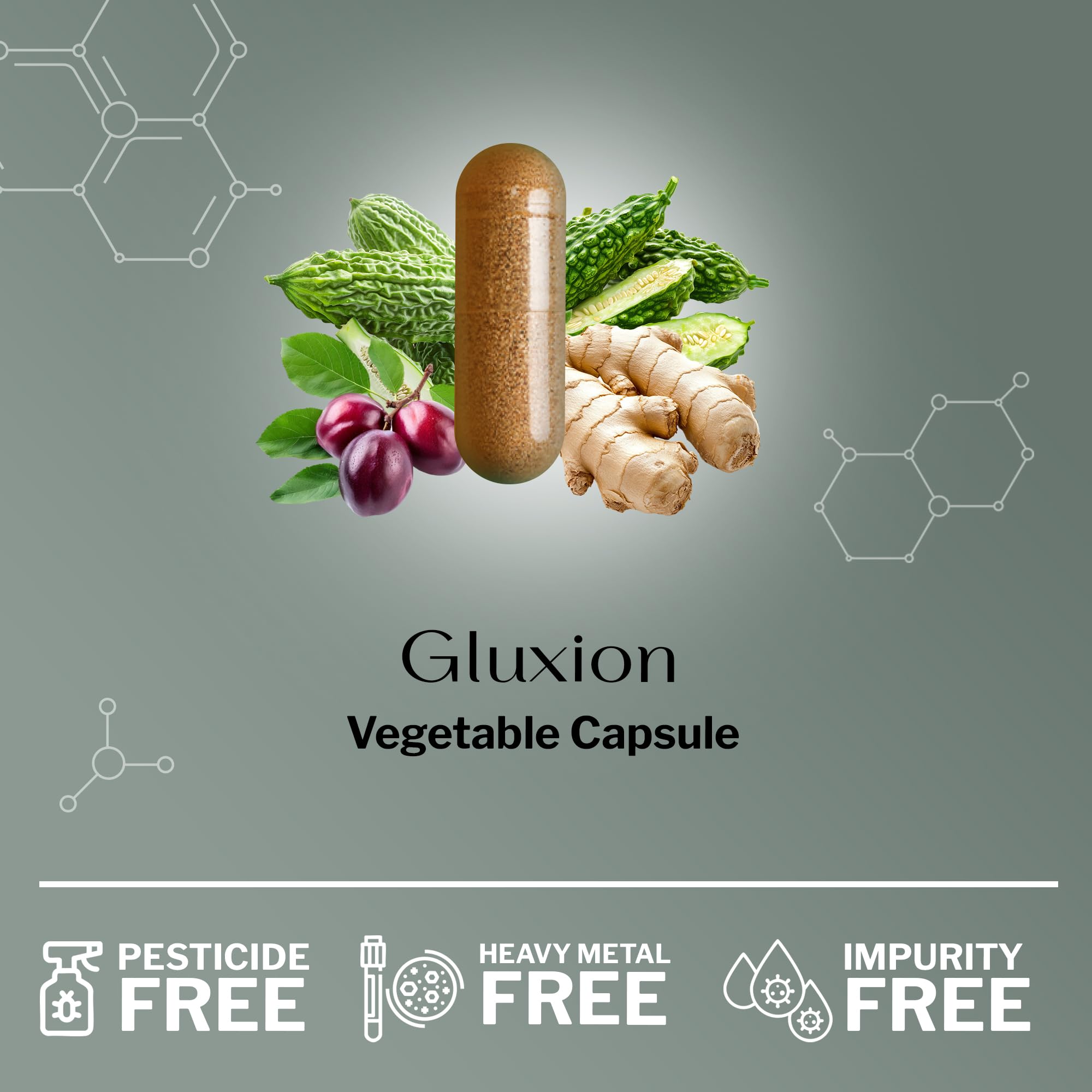 SugarMD GLUXION 3X Strength Formula | Advanced Botanical & Nutrient Blend for Spike Control| Vegan, Non-GMO, 180 Capsules SugarMD uk supplements