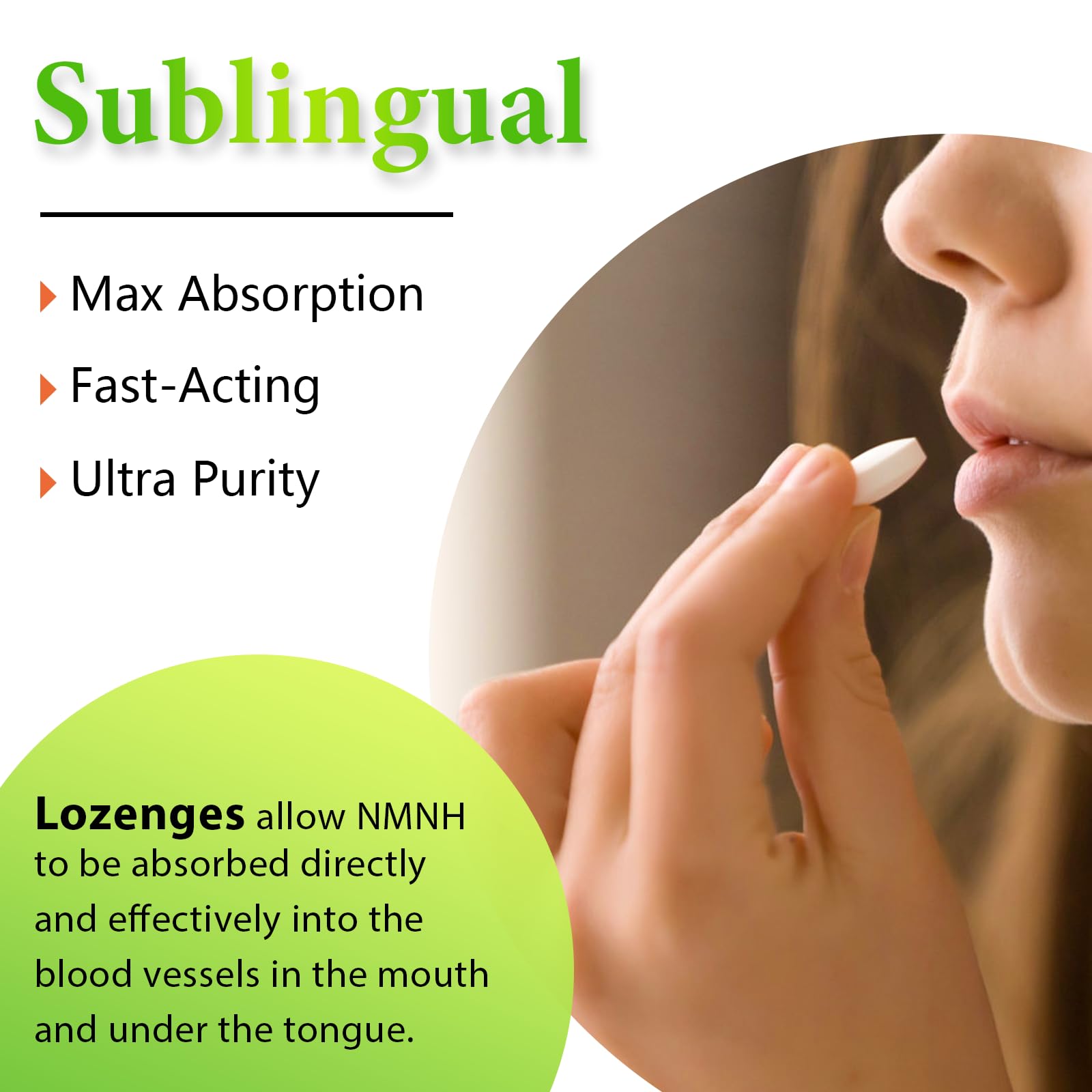 Sublingual NMNH 500mg (Dihydronicotinamide Mononucleotide) (120 Servings, NMNH 500mg per Serving) NAD Supplement to Boost NAD Levels as We Age, for Anti-Aging, Energy, Immunity, Focus - 120 Count Ursinquil uk supplements