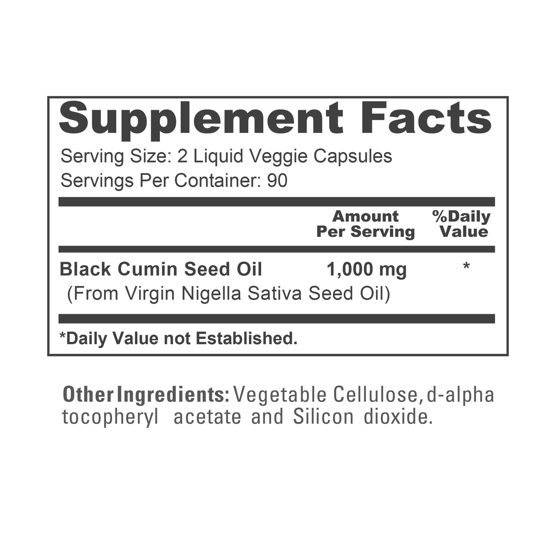 NusaPure Black Seed Oil 1,000 mg per Serving 180 Softgel Capsules (Non-GMO, Vegetarian & Vegan) Cold-Pressed Virgin Nigella Sativa. Hexane Free NusaPure uk supplements