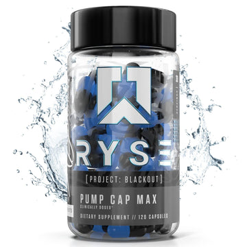 RYSE Up Supplements Project Blackout Pump Cap Max | Stimulant Free Pump Formula RYSE Up Supplements uk supplements