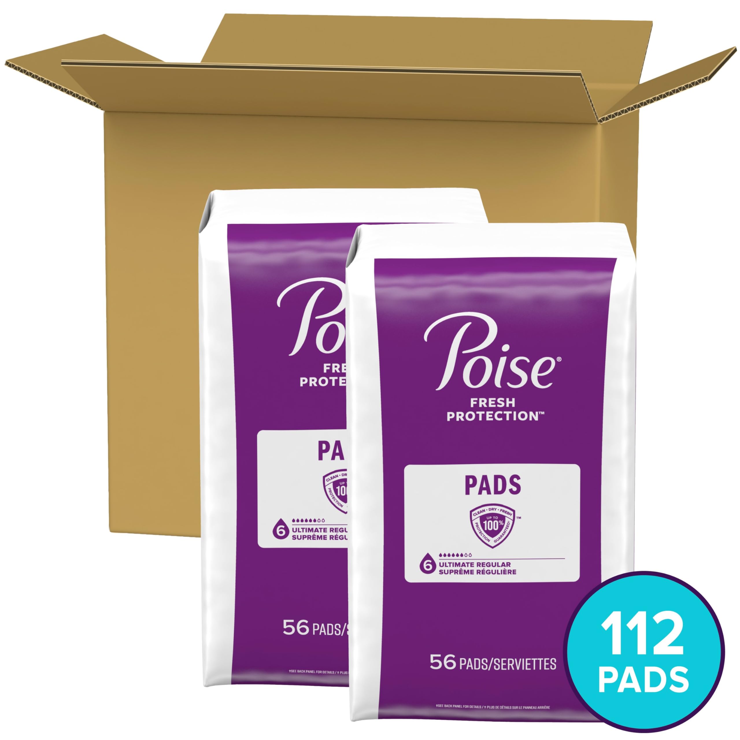 Poise Incontinence Pads & Postpartum Incontinence Pads, 6 Drop Ultimate Poise uk supplements