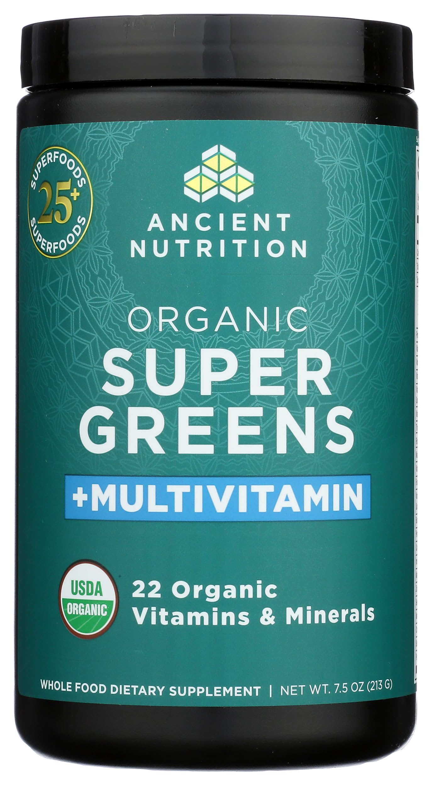 Ancient Nutrition, Vitamin Powder, One Bottle Made from Real Fruits, Vegetables and Herbs, for Digestive and Energy Support, 25 Servings, 7.5oz Ancient Nutrition uk supplements