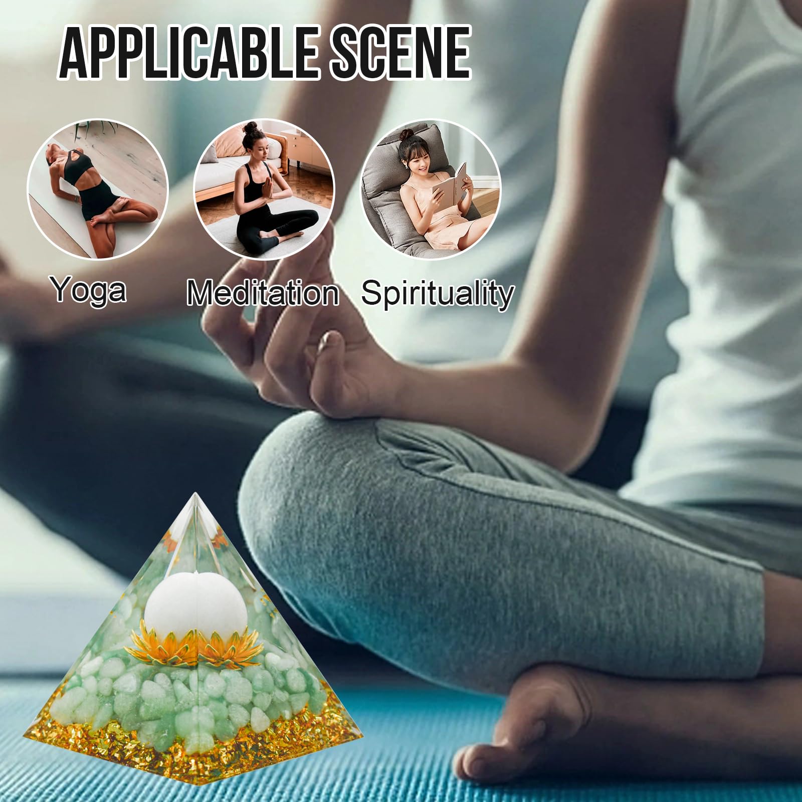 MrMrKura Orgone Pyramids Orgone Energy Pyramid Flower of Life Crystals Organite Obsidian MrMrKura uk supplements