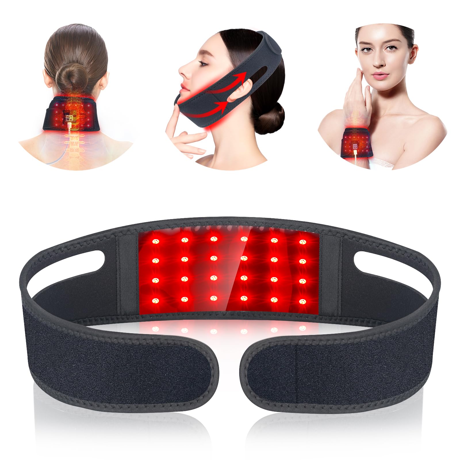 Rikimxin Red Light Therapy for Neck, 660nm Red Light and 850nm Near Infrared Light Therapy Pad Rikimxin uk supplements