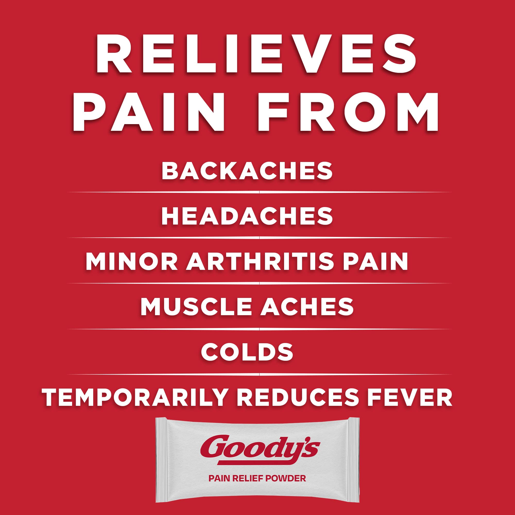 Goody's Back and Body Pain Relief Powder, 24 ct (Pack of 4) Goody's uk supplements