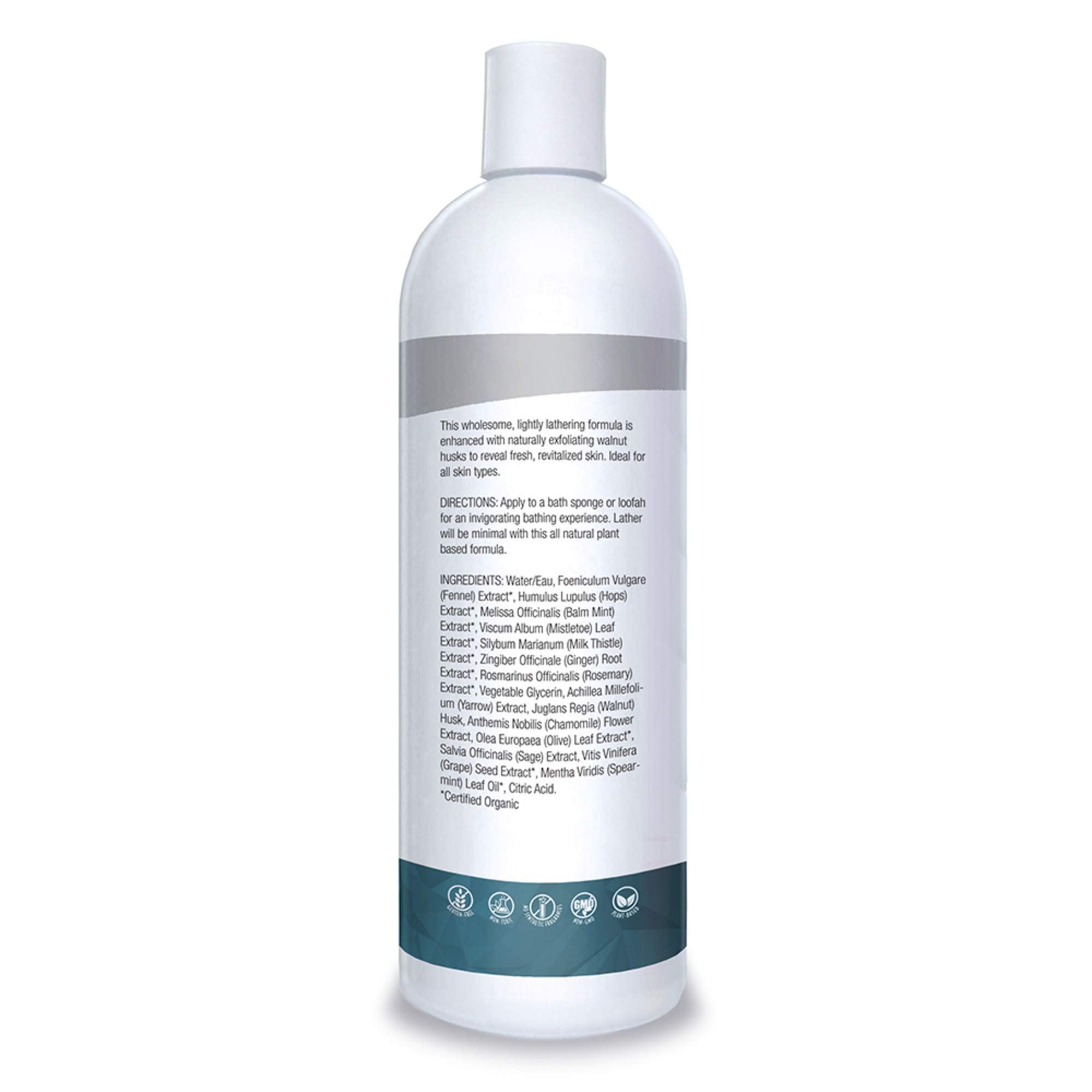 Organic Excellence Spearmint Body Wash For All Skin Types - Natural Soap Alternative - Sulphate and Paraben Free Organic Excellence uk supplements