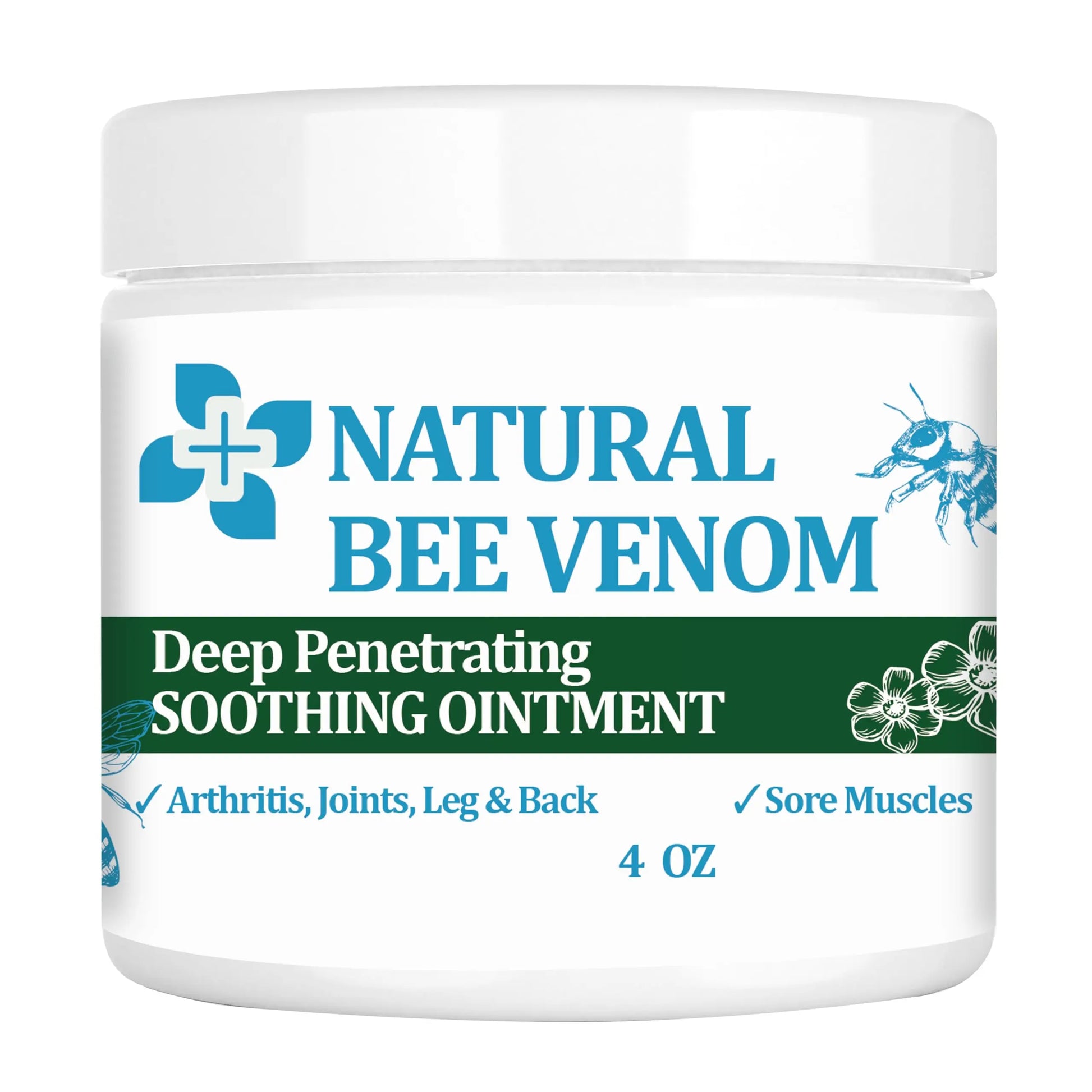 PIBIOOMAP Zealand Bee Venom Serum Gel, Professional for Joint, Muscle, Bone Cream, 24h Fast Release, Soothing Powerful for Back, Neck, Hand, Foot, Knee, Muscle, Shoulder, Hip, Nerve PIBIOOMAP uk supplements