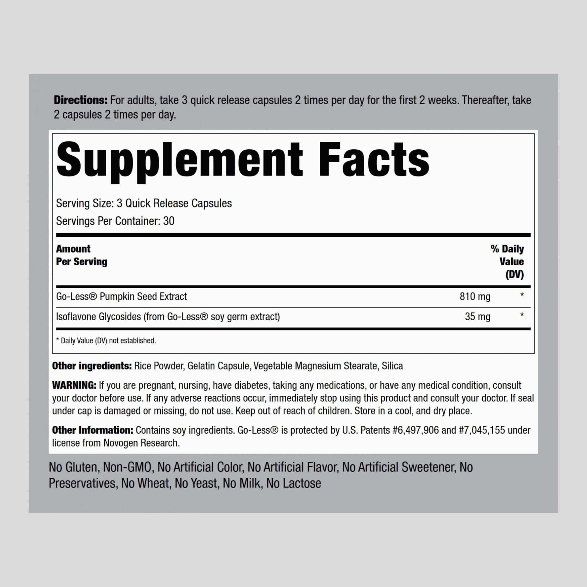Piping Rock Bladder Control Pills for Women and Men | 90 Capsules | Maximum Strength Formula | Pumpkin Seed Extract | Non-GMO, Gluten Free Supplement Piping Rock uk supplements