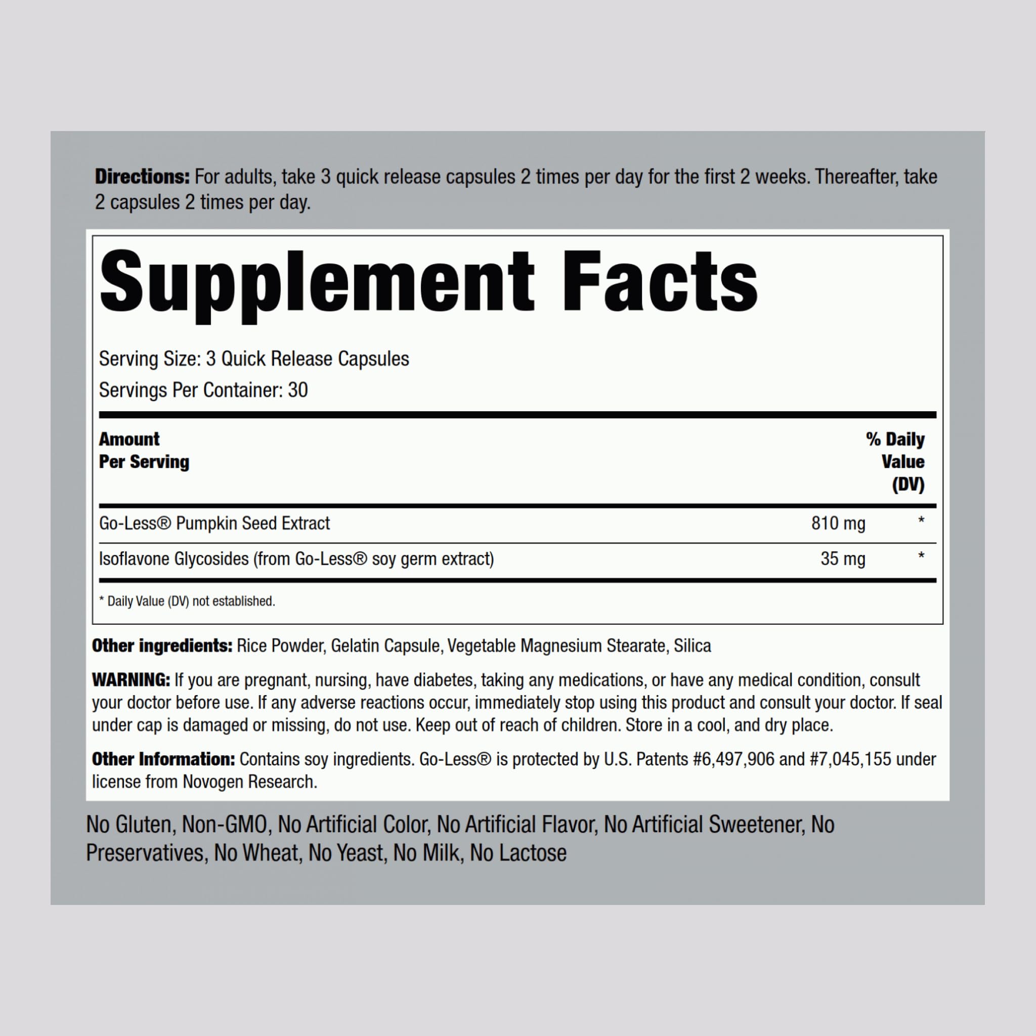 Piping Rock Bladder Control Pills for Women and Men | 90 Capsules | Maximum Strength Formula | Pumpkin Seed Extract | Non-GMO, Gluten Free Supplement Piping Rock uk supplements