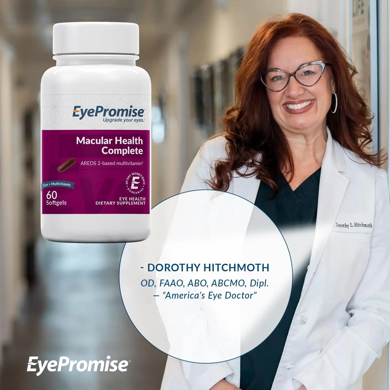 EyePromise Macular Health Complete Supplement - 60 Softgels, 30-Day Supply - Complete Macular Support with 10mg Lutein & Zeaxanthin EyePromise uk supplements