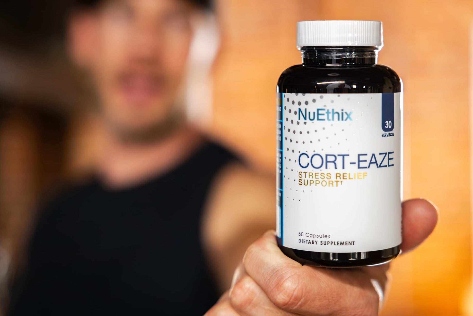 NuEthix Formulations Cort-Eaze - Cortisol Supplement - Health Support Supplement with Ashwagandha, L-Theanine & Rhodiola Rosea - Relaxation and Deep Sleep, 60 Capsules, 30 Servings NuEthix Formulations uk supplements