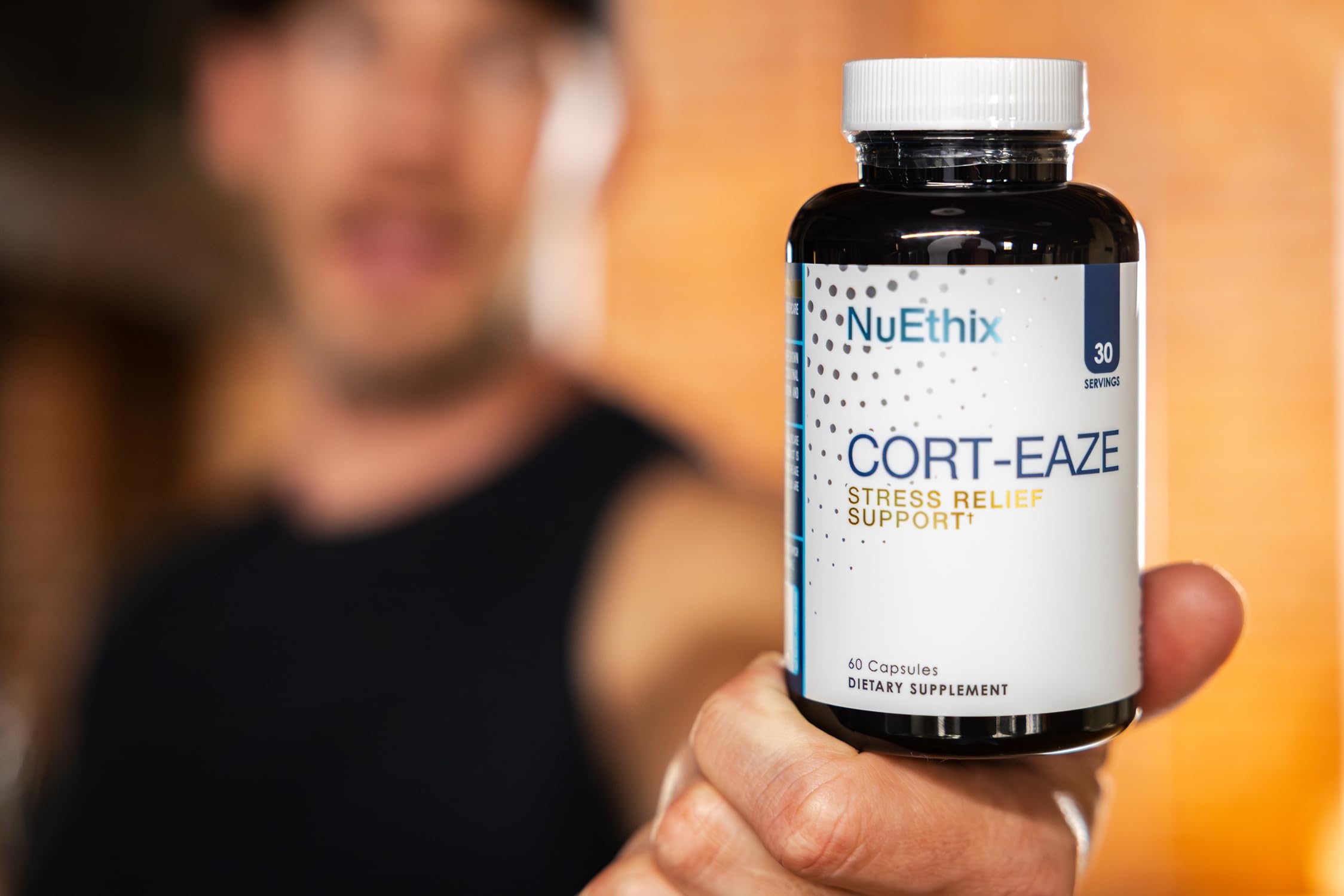 NuEthix Formulations Cort-Eaze - Cortisol Supplement - Health Support Supplement with Ashwagandha, L-Theanine & Rhodiola Rosea - Relaxation and Deep Sleep, 60 Capsules, 30 Servings NuEthix Formulations uk supplements