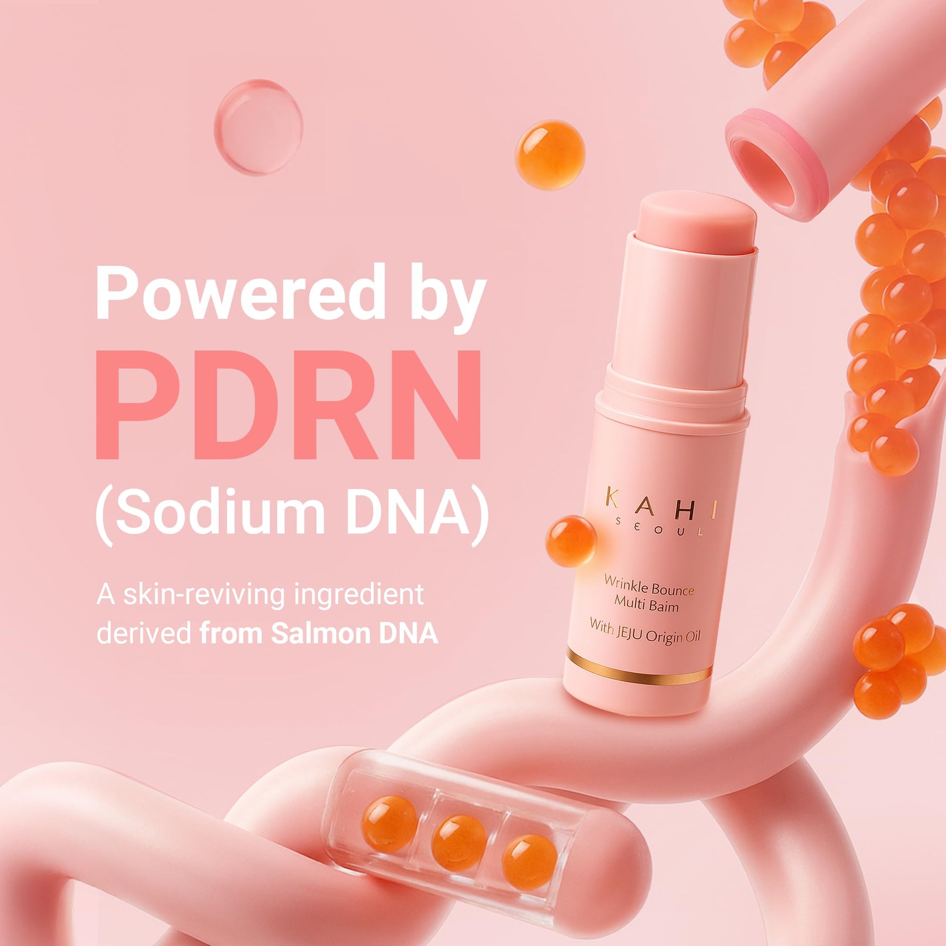 KAHI Wrinkle Bounce Multi Balm Stick | PDRN Collagen Wrinkle Stick | Korean Skin Care |All-in-One Hydrating Lip Balm Eye Cream Neck Cream Make Up Base & Face Mist Moisture Balm KAHI uk supplements
