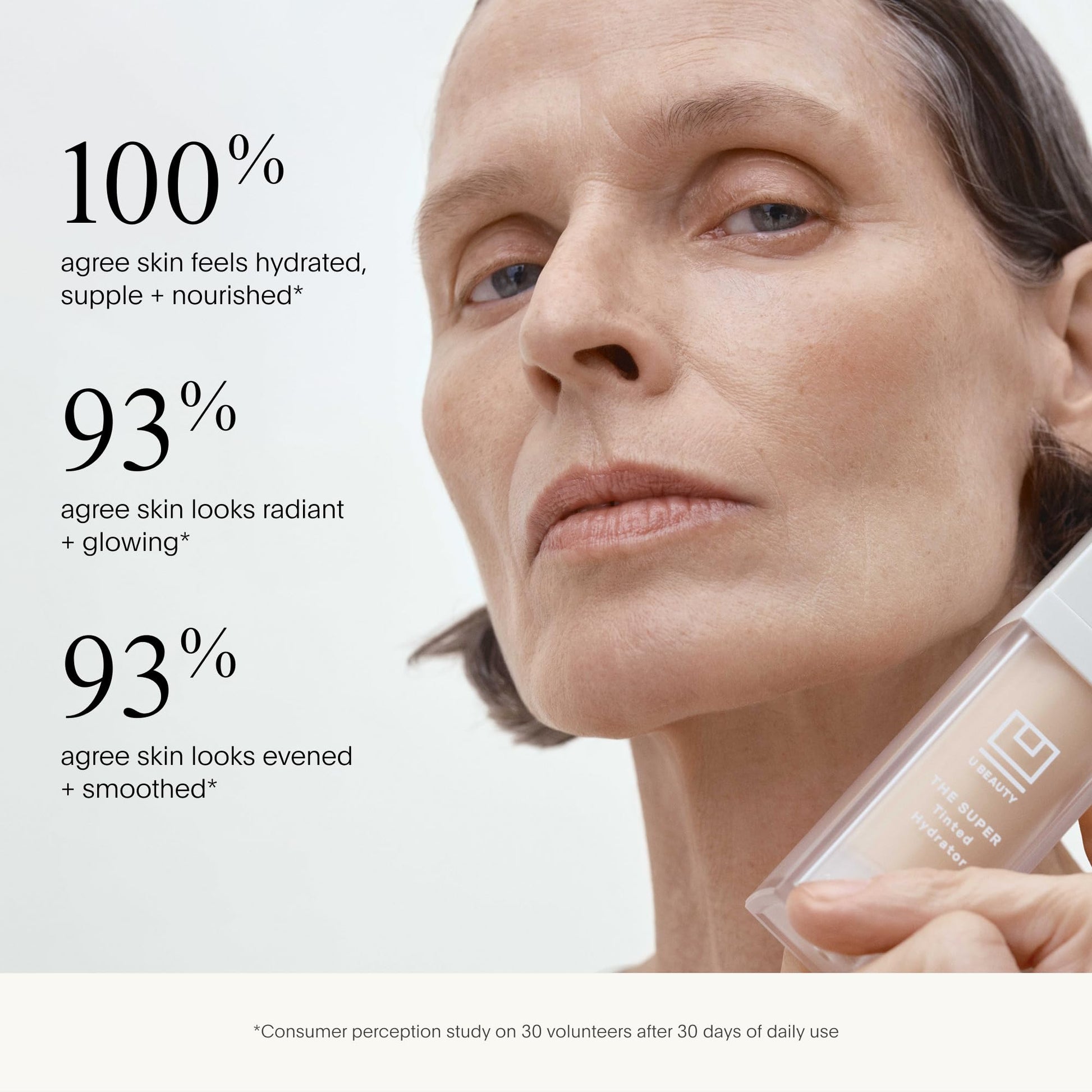 U Beauty The Super Tinted Hydrator Hyaluronic Acid Moisturizing Cream - Mega-Dose Skin Hydrator for Supple, Smooth, and Softer-Looking Skin For Up To 48 Hours - Shade 6-1.0 oz U Beauty uk supplements