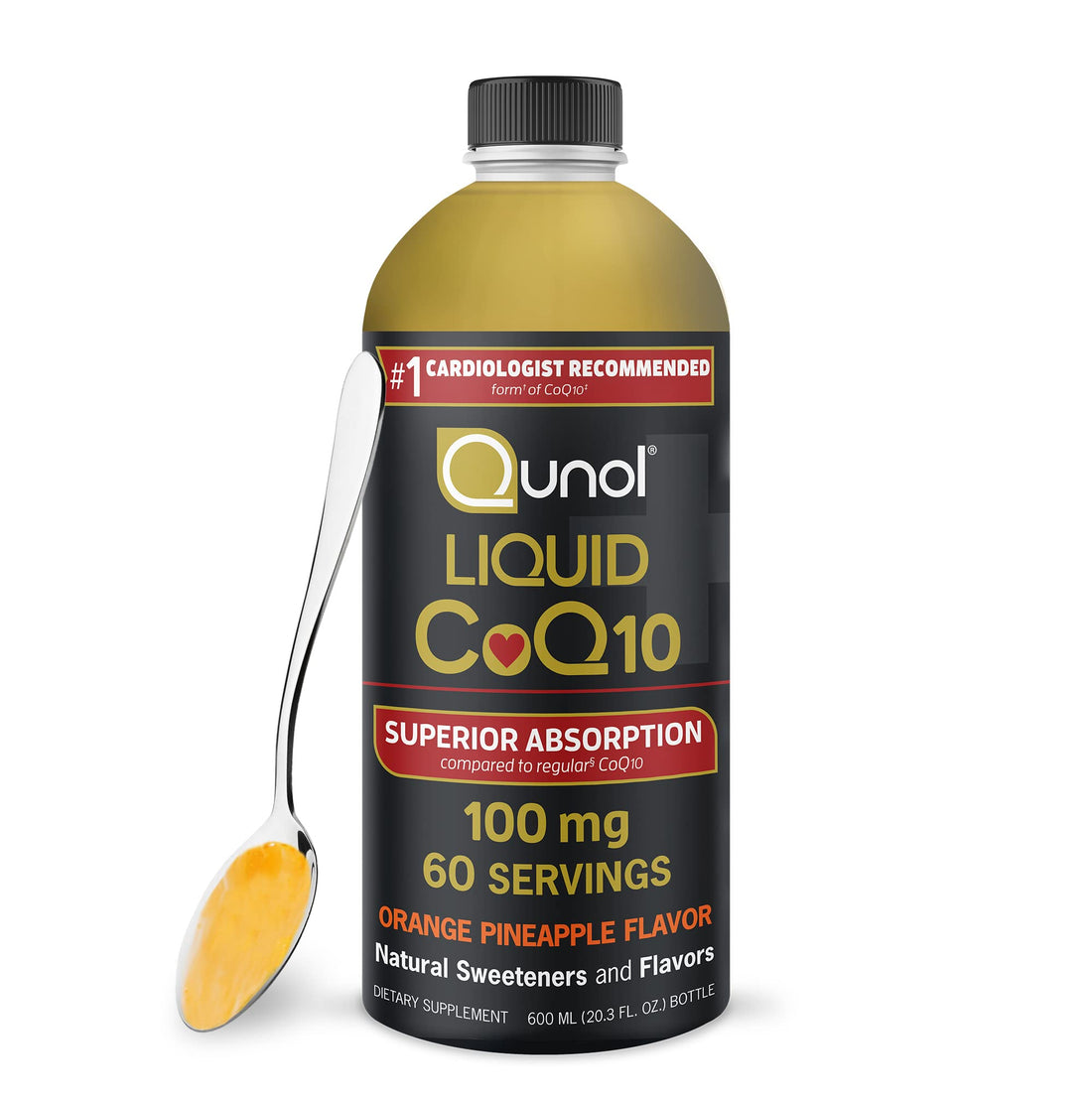 Qunol Liquid CoQ10 100mg, Superior Absorption Natural Supplement Form of Coenzyme Qunol uk supplements
