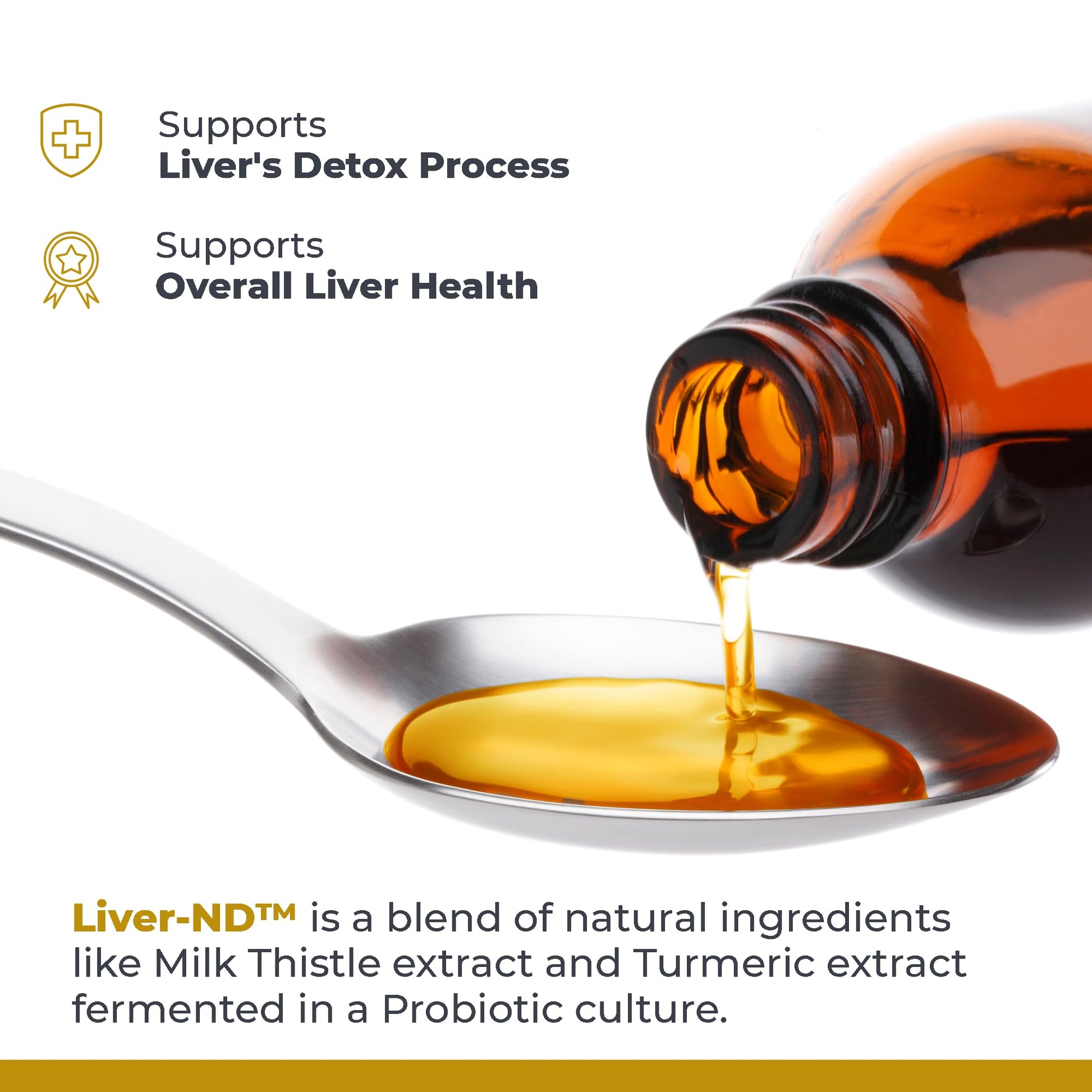 Premier Research Labs Liver-ND - Liver Cleanse, Milk Thistle Extract, Milk Thistle Liquid Drops, Tincture Supplement Fermented with Probiotics, with Antioxidants, Turmeric, 8 Fl Oz Bottle Premier Research Labs uk supplements