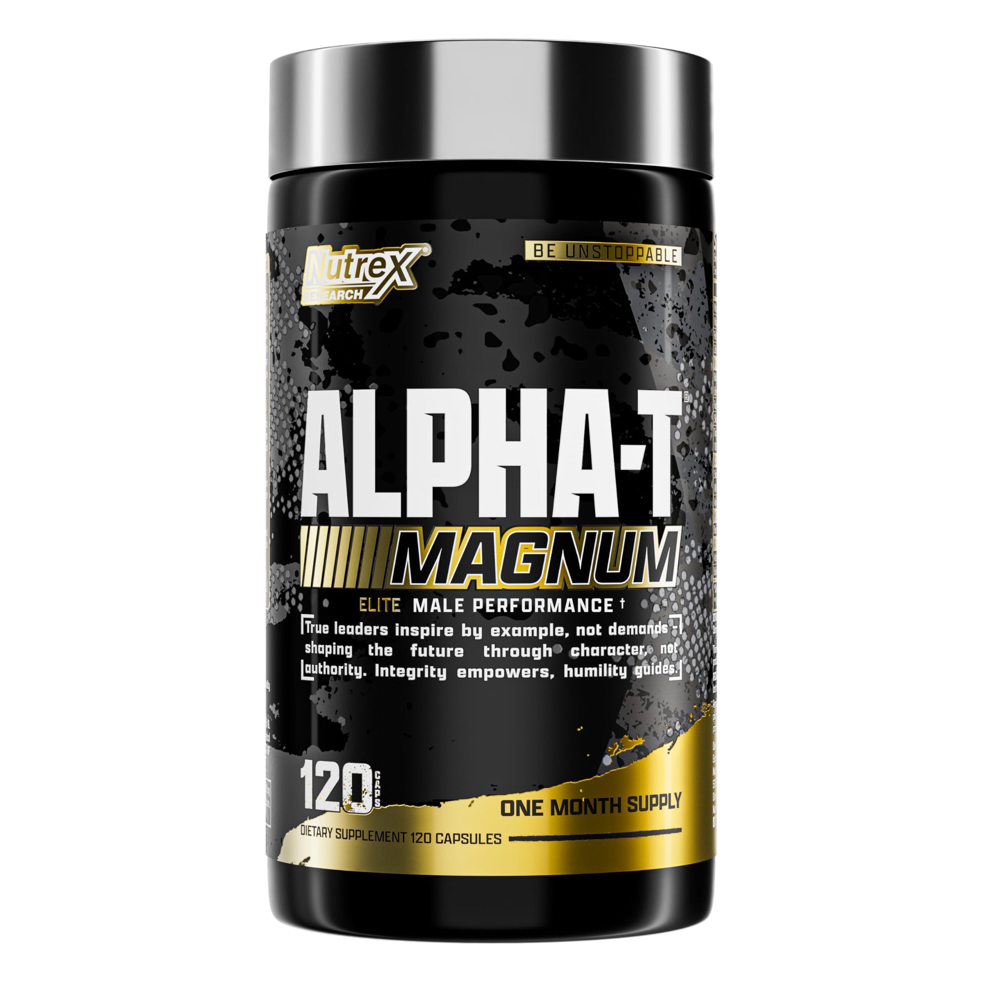 Nutrex Research Alpha-T Magnum Testosterone Support for Men | Anabolic Supplement with Tongkat Ali, Fadogia Agrestis, Shilajit and Ashwagandha | Muscle Builder for Strength, Growth & Hormone Balance Nutrex Research uk supplements