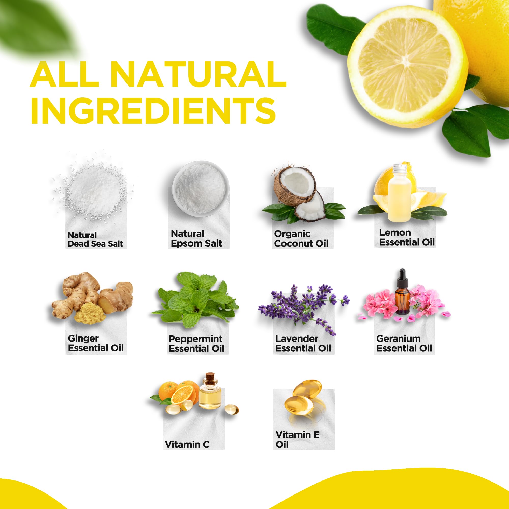 Citrus Detox Foot Soak with Epsom Salt - for Foot Callus, Immune Boost, Damaged Toenail DAILY REMEDY uk supplements