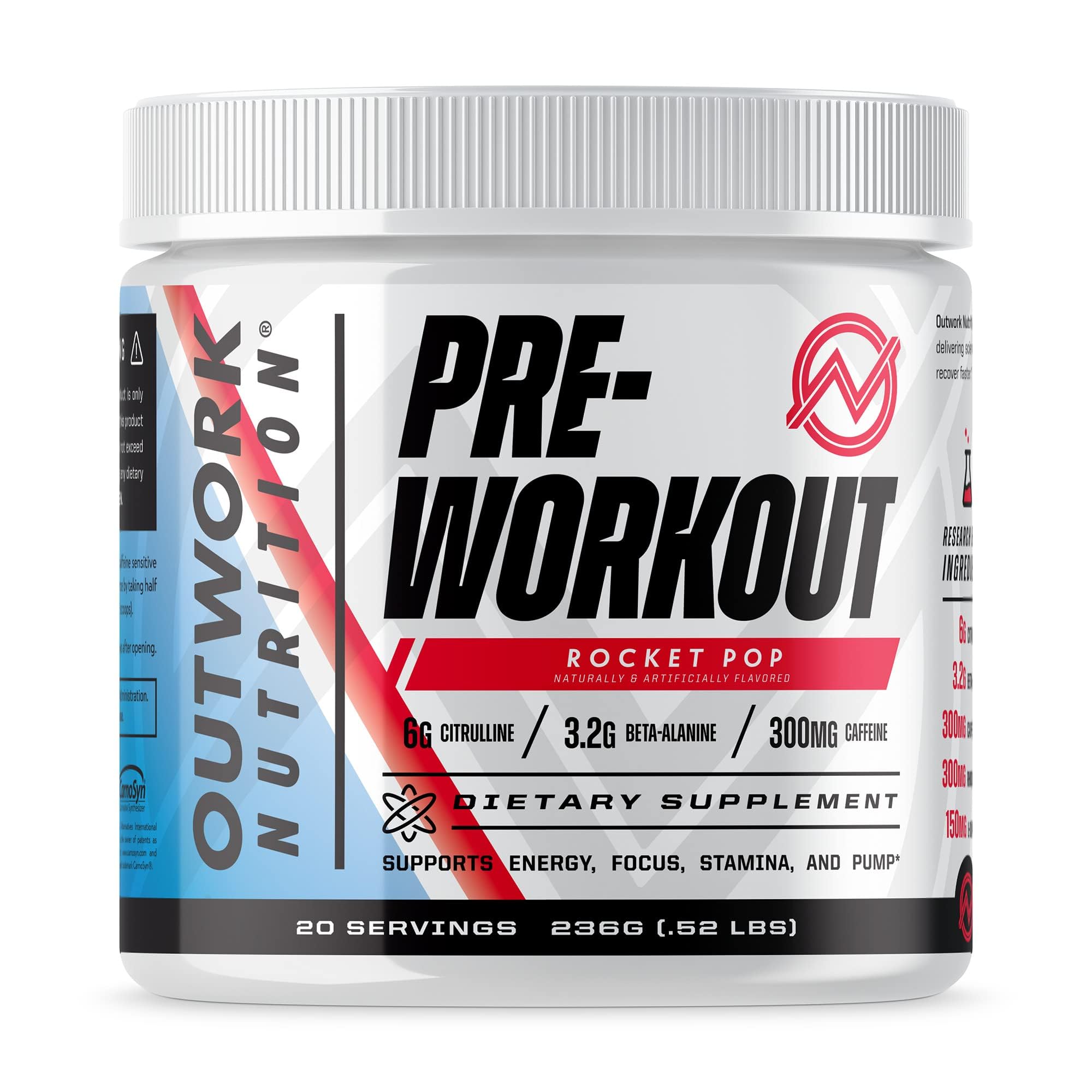 Outwork Nutrition Pre-Workout Supplement with Nootropics - Energy & Mental Focus Outwork Nutrition uk supplements
