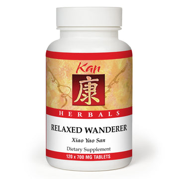 Kan Herbs Company Relaxed Wanderer – Traditional Chinese Herbal Formula to Support Mood, Digestion, and Menstrual Balance, Nourishes Blood, Eases Occasional Tension and Fatigue, 120 Tablets Kan Herb uk supplements
