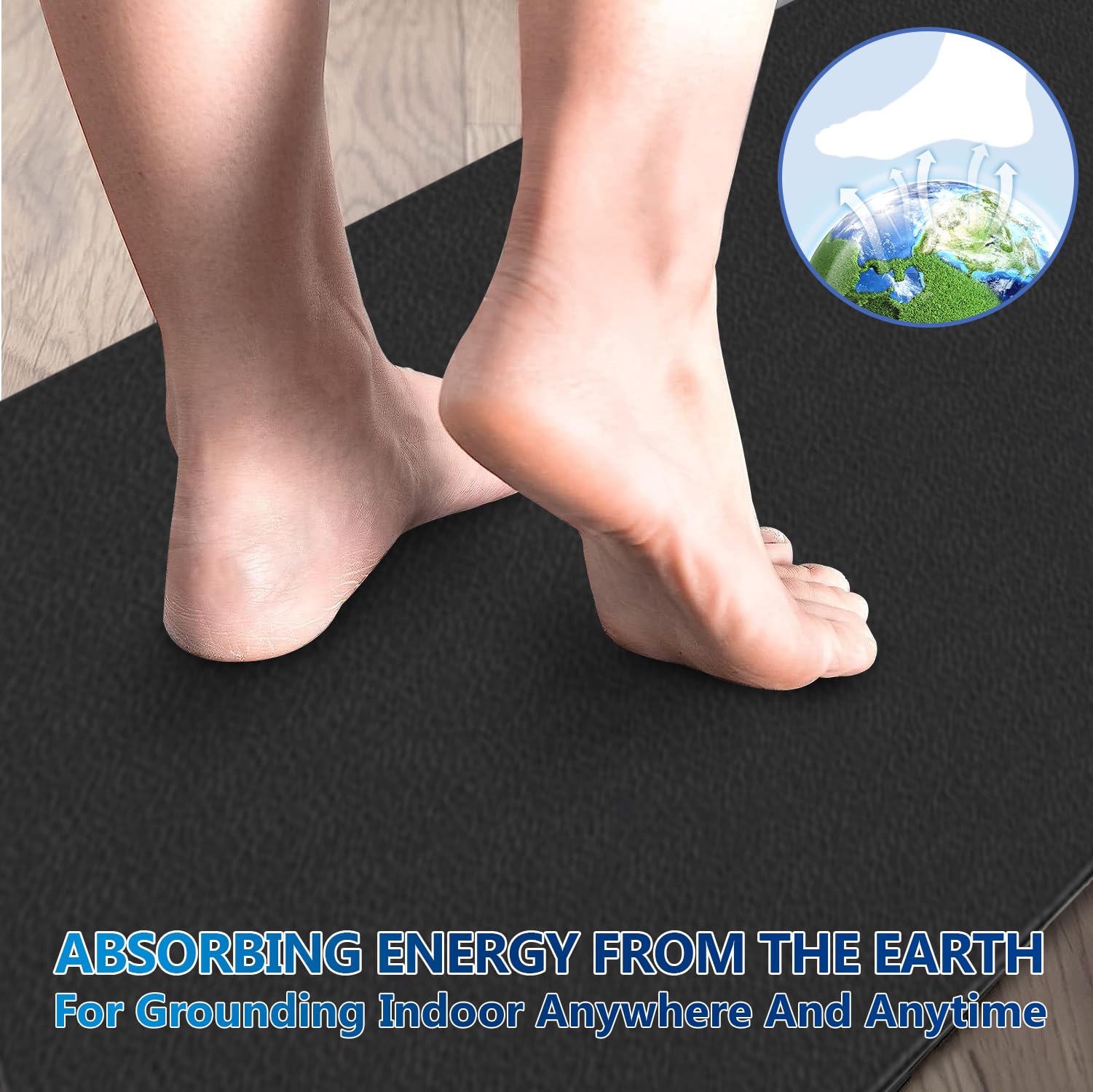 Grounding Mat for Bed, Desk, Floor, Grounding Pad for Better Sleep, Health, Pain Relief, Grounding Mat MEIMING uk supplements