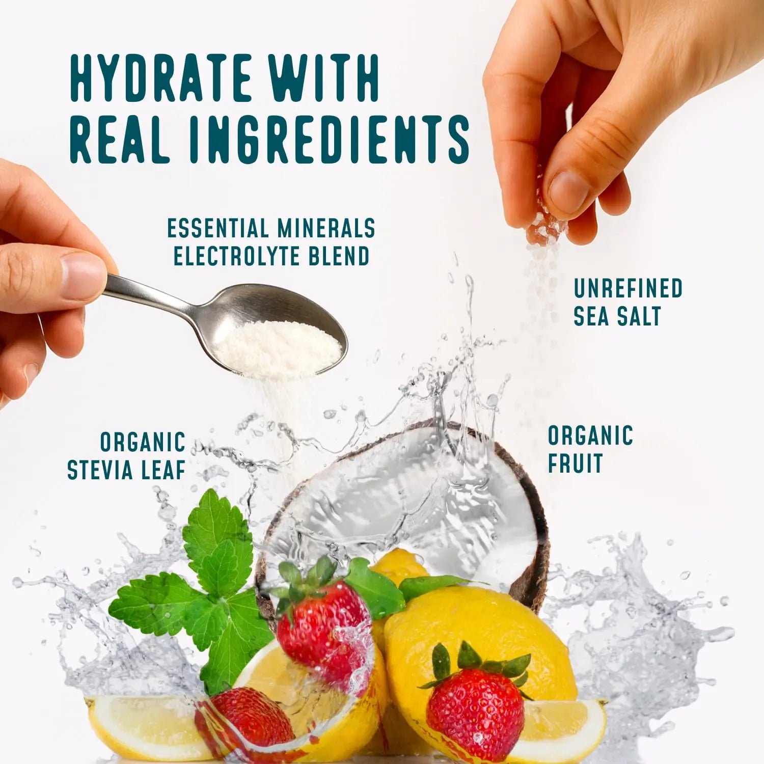 FlavCity Electrolytes Powder Packets - 28 Hydration Packets, Variety Pack - No Added Sugar - Hydration Powder with Real Fruit & Unrefined Sea Salt FlavCity uk supplements