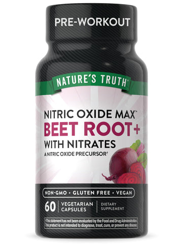 Nature's Truth Beet Root Capsules | 60 Count | Nitric Oxide Supplement for Men and Women Nature's Truth uk supplements