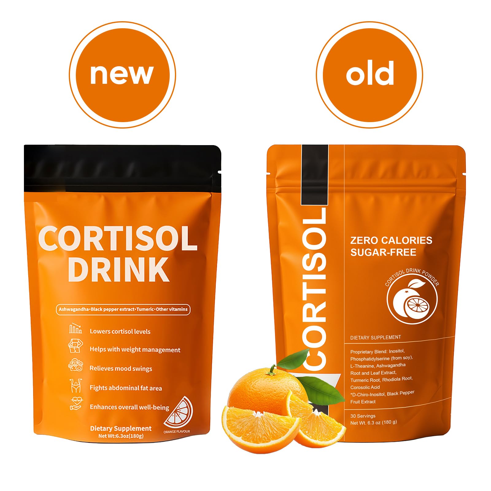Cortisol Drink Mix | Cortisol Supplements for Women & Men | Ashwagandha, L-Theanine, Turmeric Root, Black Pepper Extract, Healthy Cortisol Levels, Mental Clarity SUUDUUL uk supplements