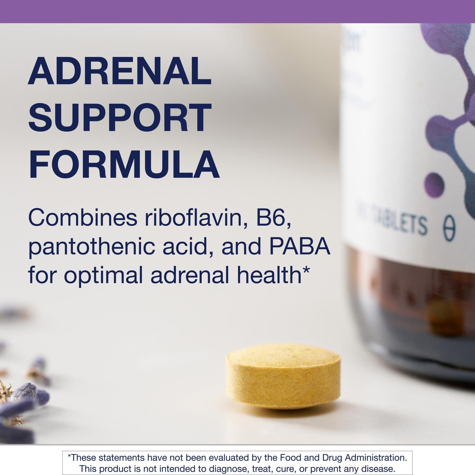 Metagenics Adrenogen - Adrenal Health with Raw Adrenal Concentrate, B Vitamins & PABA Supplement - Supports Hormone Balance, Energy & Nervous System Function* - Non-GMO, Gluten-Free - 90 Tablets Metagenics uk supplements