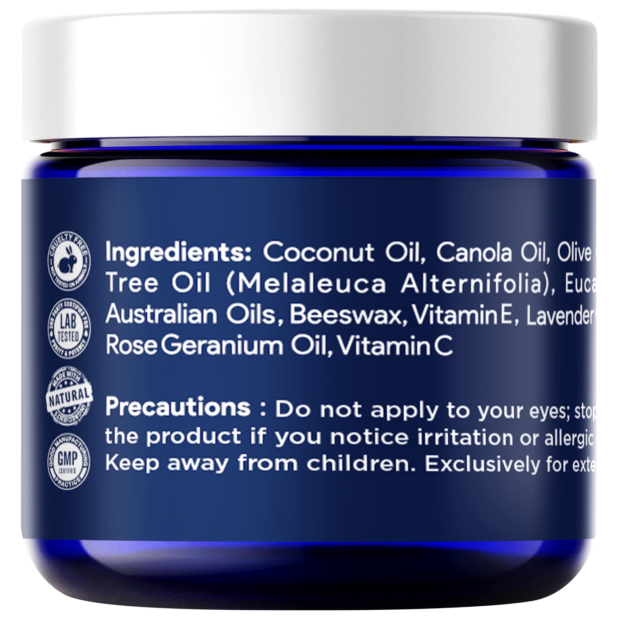Tea Tree Oil Foot Balm/ Moisturizer For Dry Cracked Feet - Instantly Hydrates & Soothes FOOT CURE uk supplements